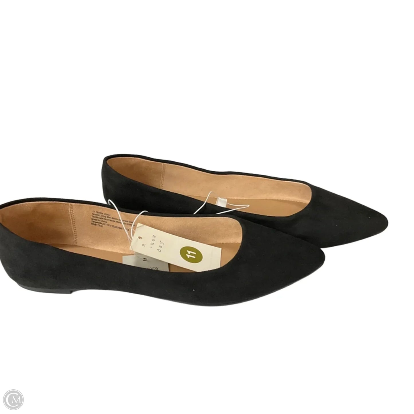 Shoes Flats By A New Day In Black, Size: 11