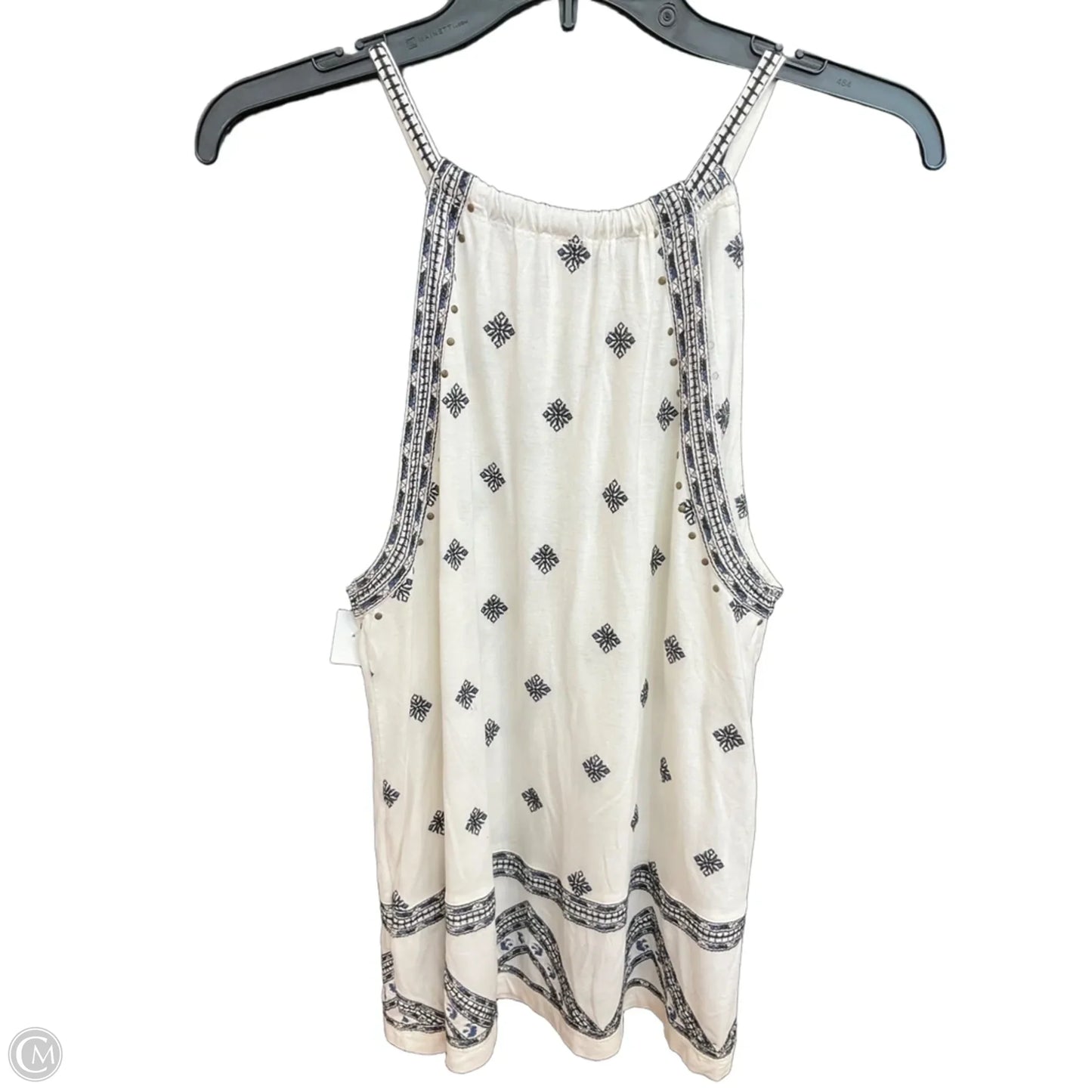 Top Sleeveless By Anthropologie In White, Size: M