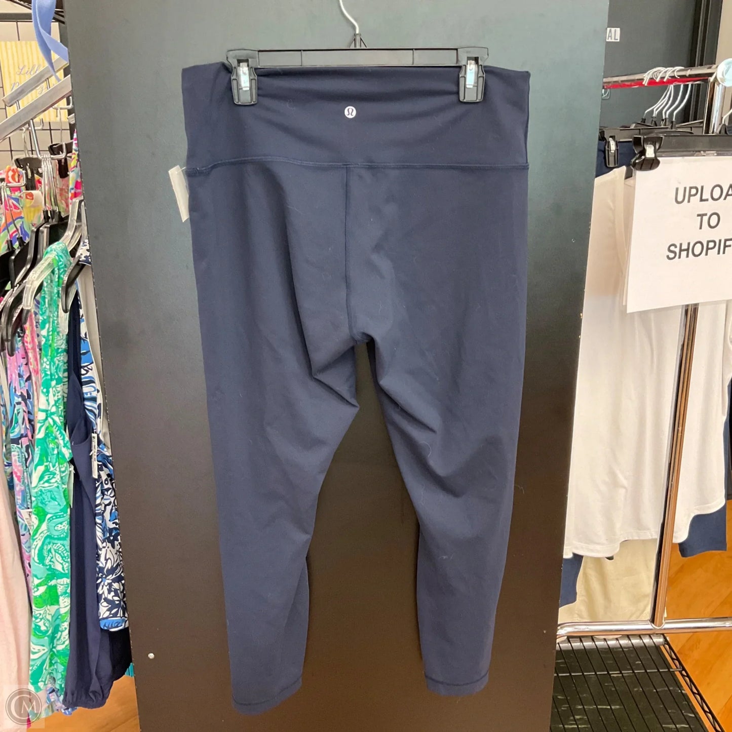 Athletic Leggings By Lululemon In Blue, Size: 16