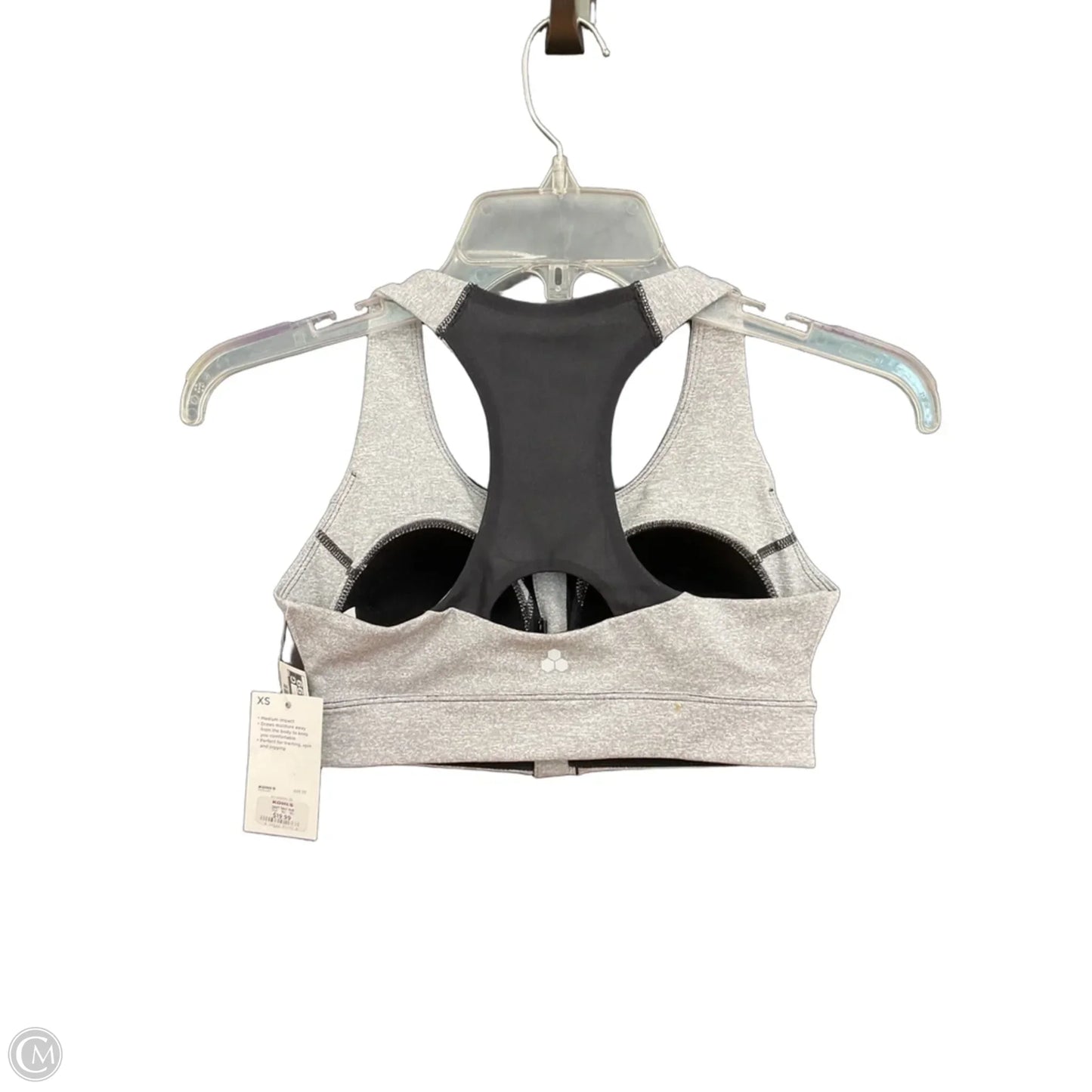 Athletic Bra By Tek Gear In Grey, Size: Xs