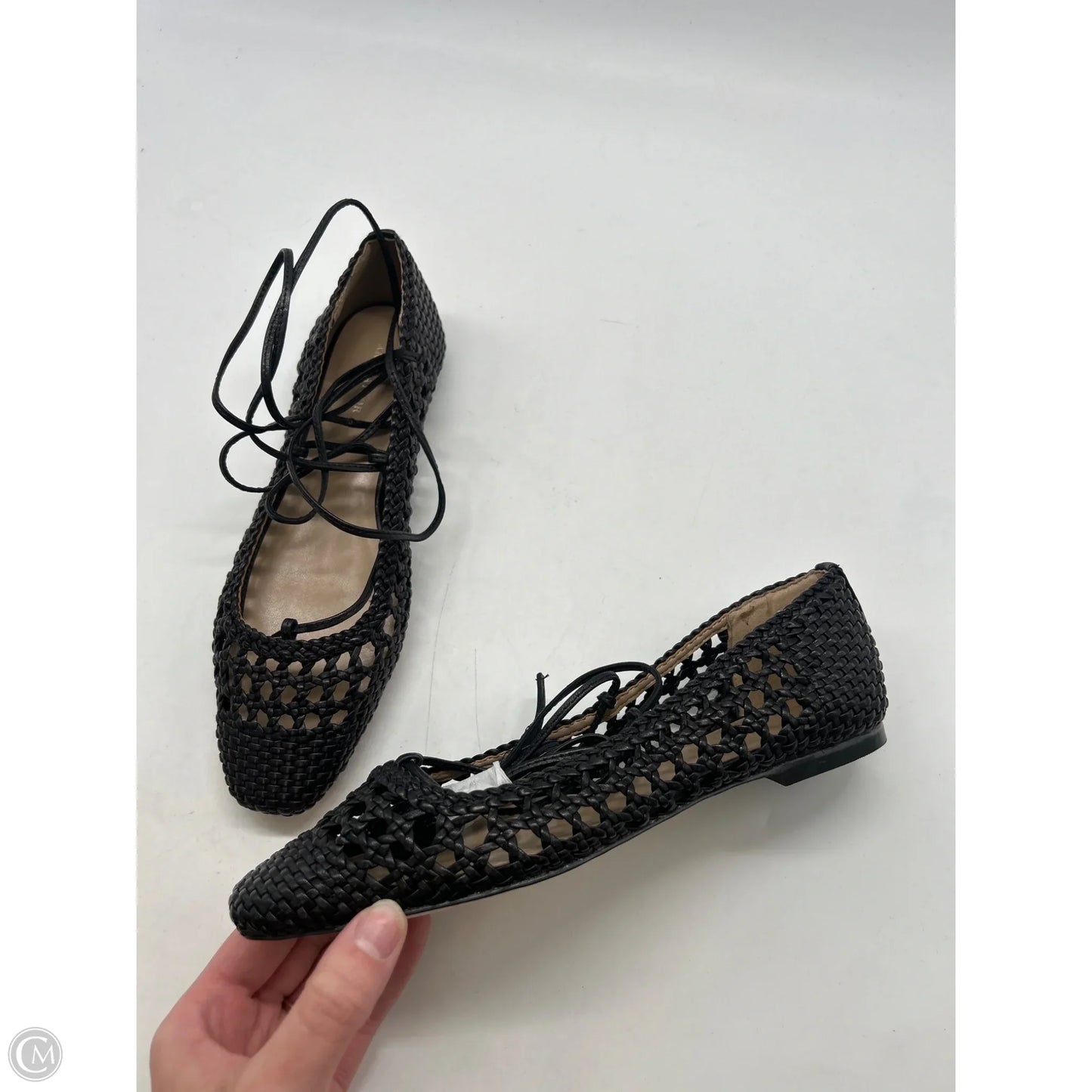Shoes Flats By Ann Taylor In Black, Size: 6
