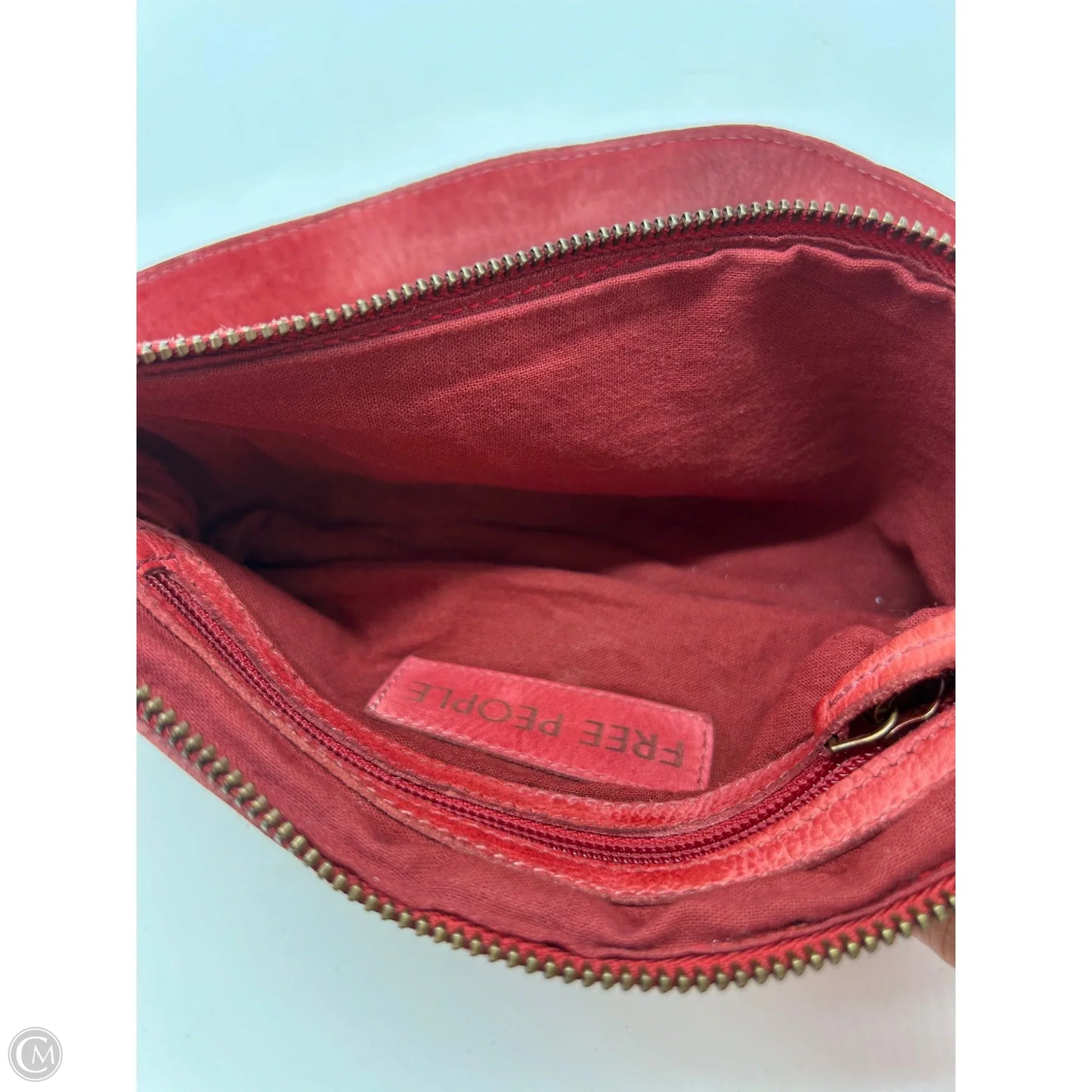 Handbag Leather By Free People, Size: Small