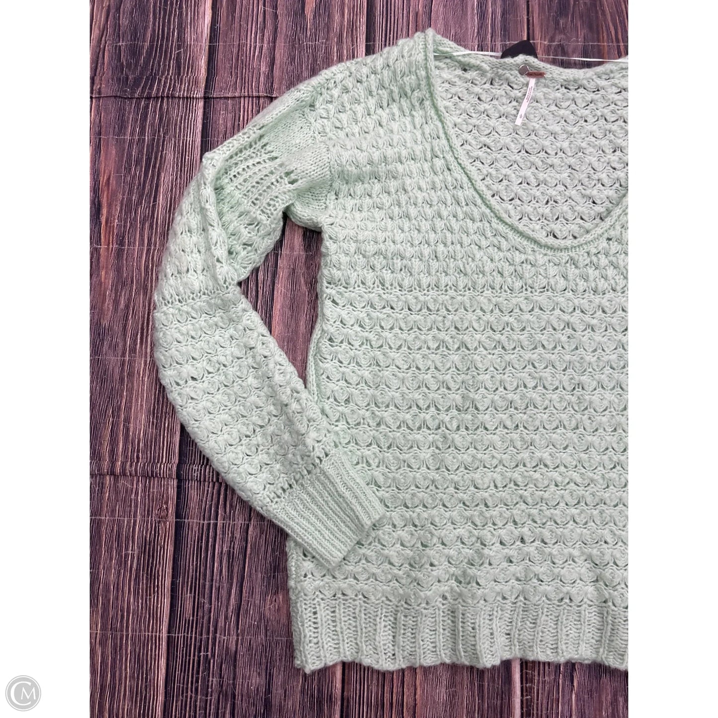 Sweater By Free People In Green, Size: L