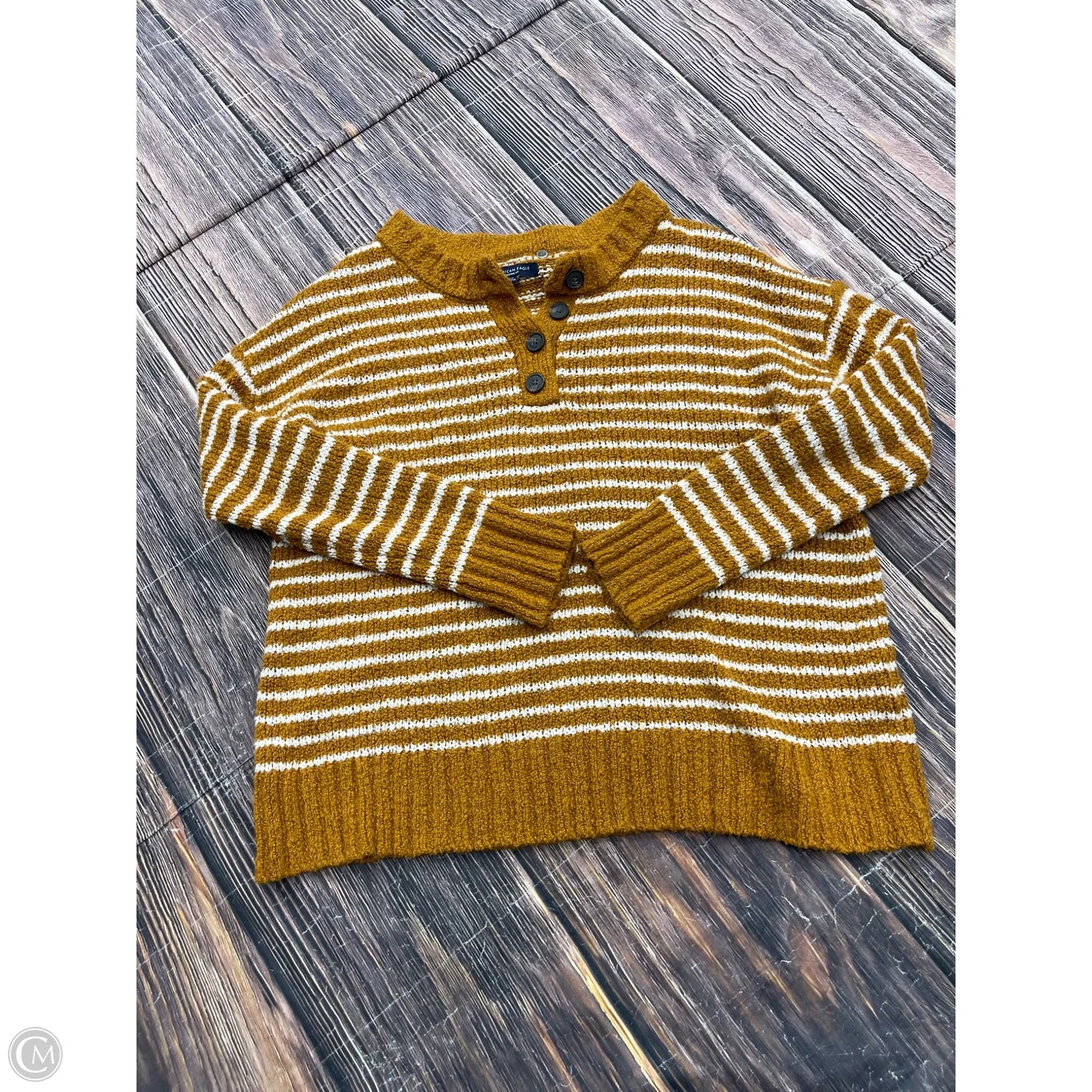 Sweater By American Eagle In Yellow, Size: S