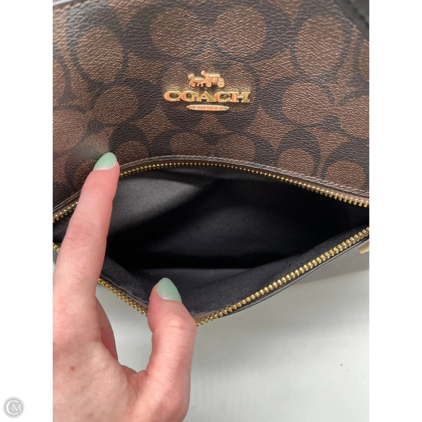 Handbag Designer By Coach, Size: Large