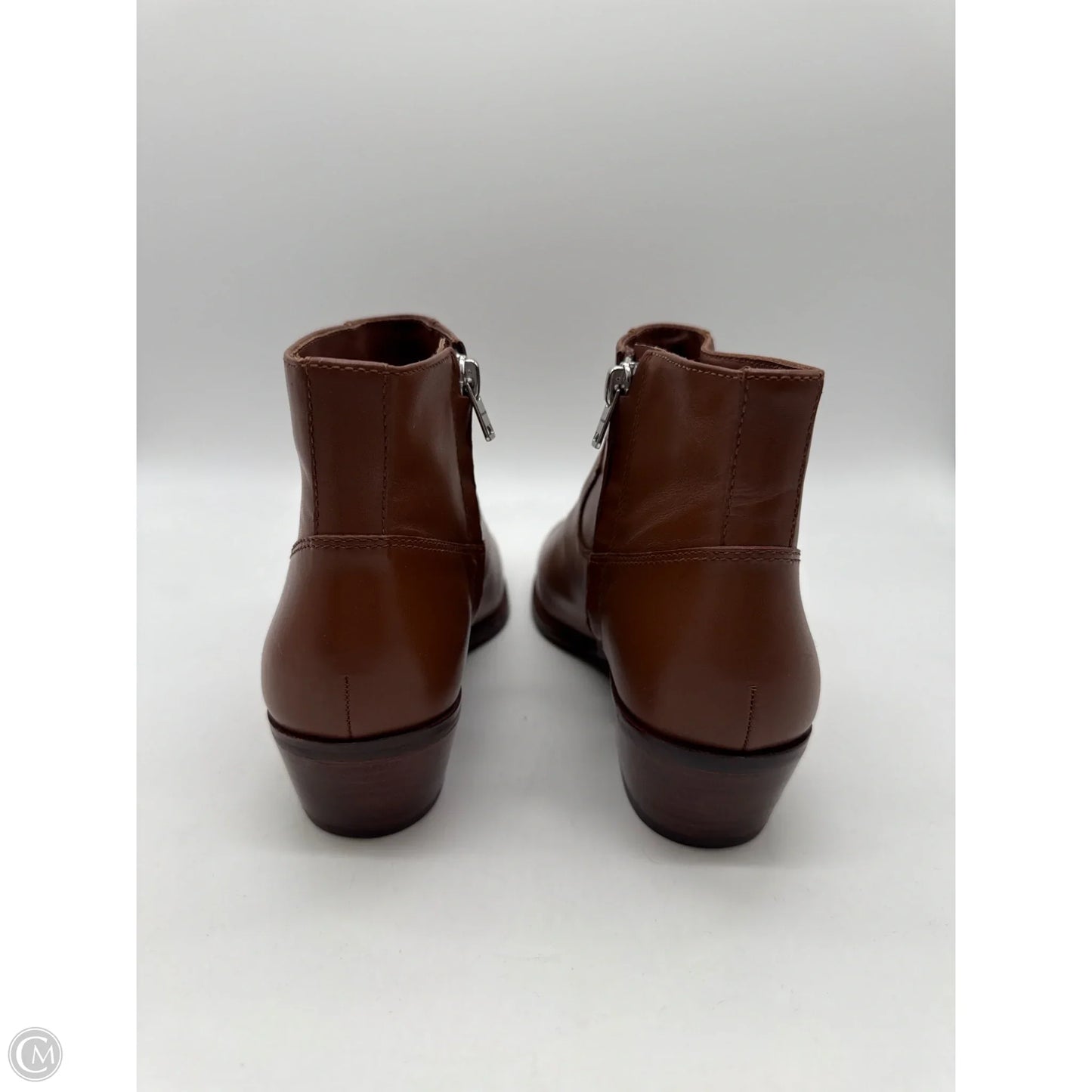 Boots Designer By Coach In Brown, Size: 8.5