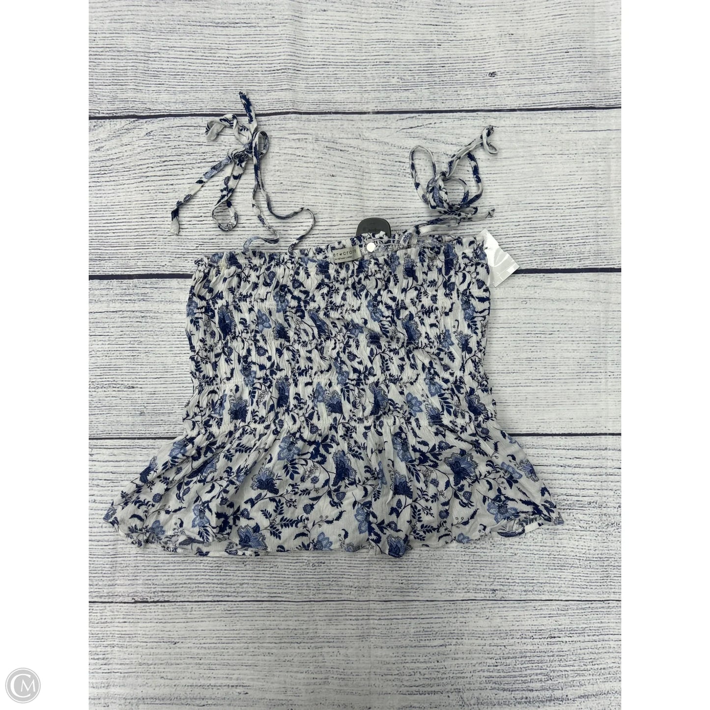 Tank Top By Paper Crane In Blue, Size: L