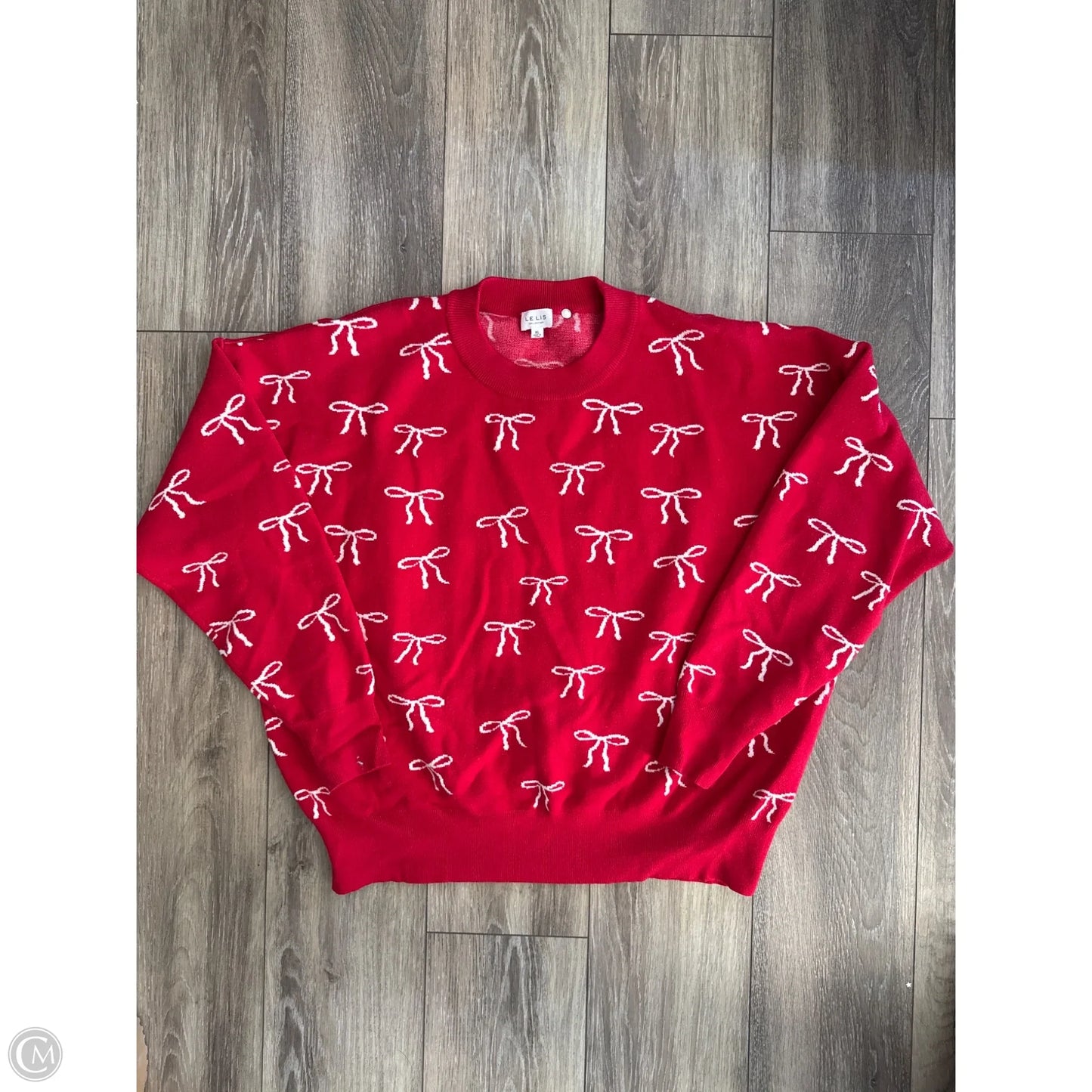 Sweater By Le Lis In Red, Size: Xl
