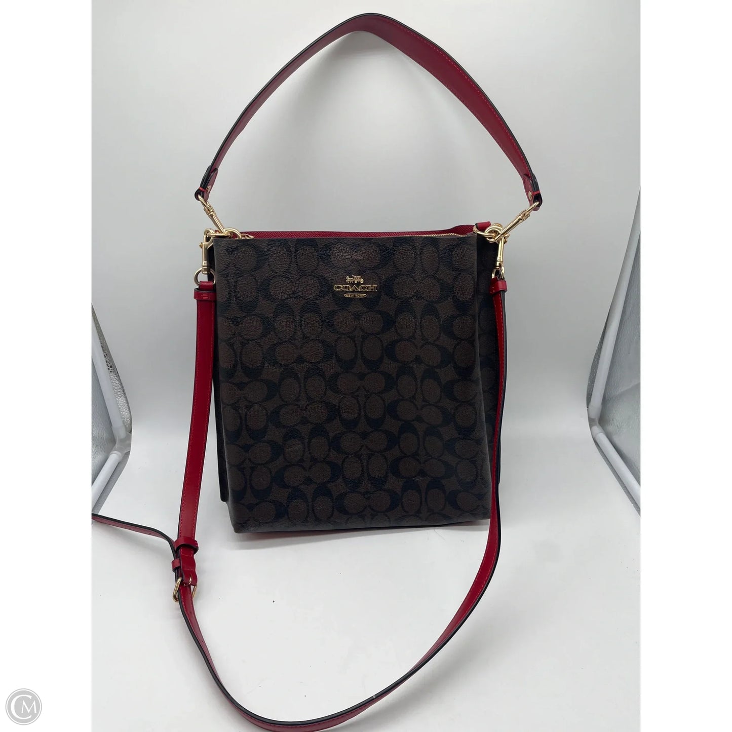 Crossbody Designer By Coach, Size: Medium