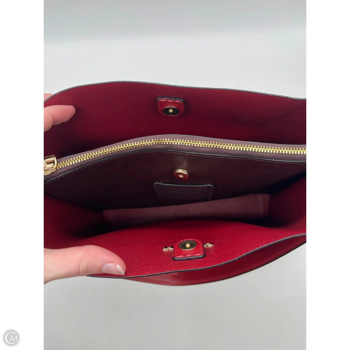 Crossbody Designer By Coach, Size: Medium