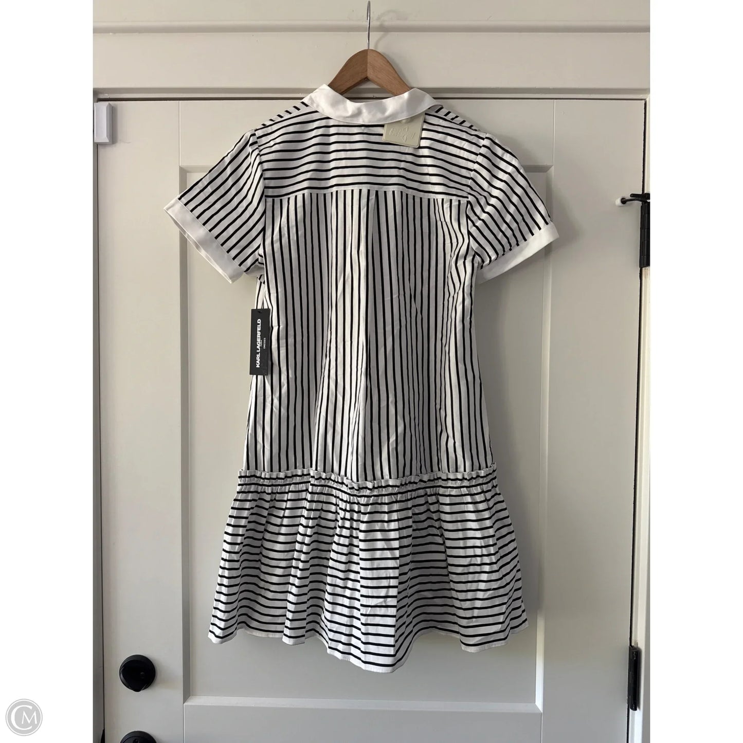 Dress Designer By Karl Lagerfeld In White, Size: 6
