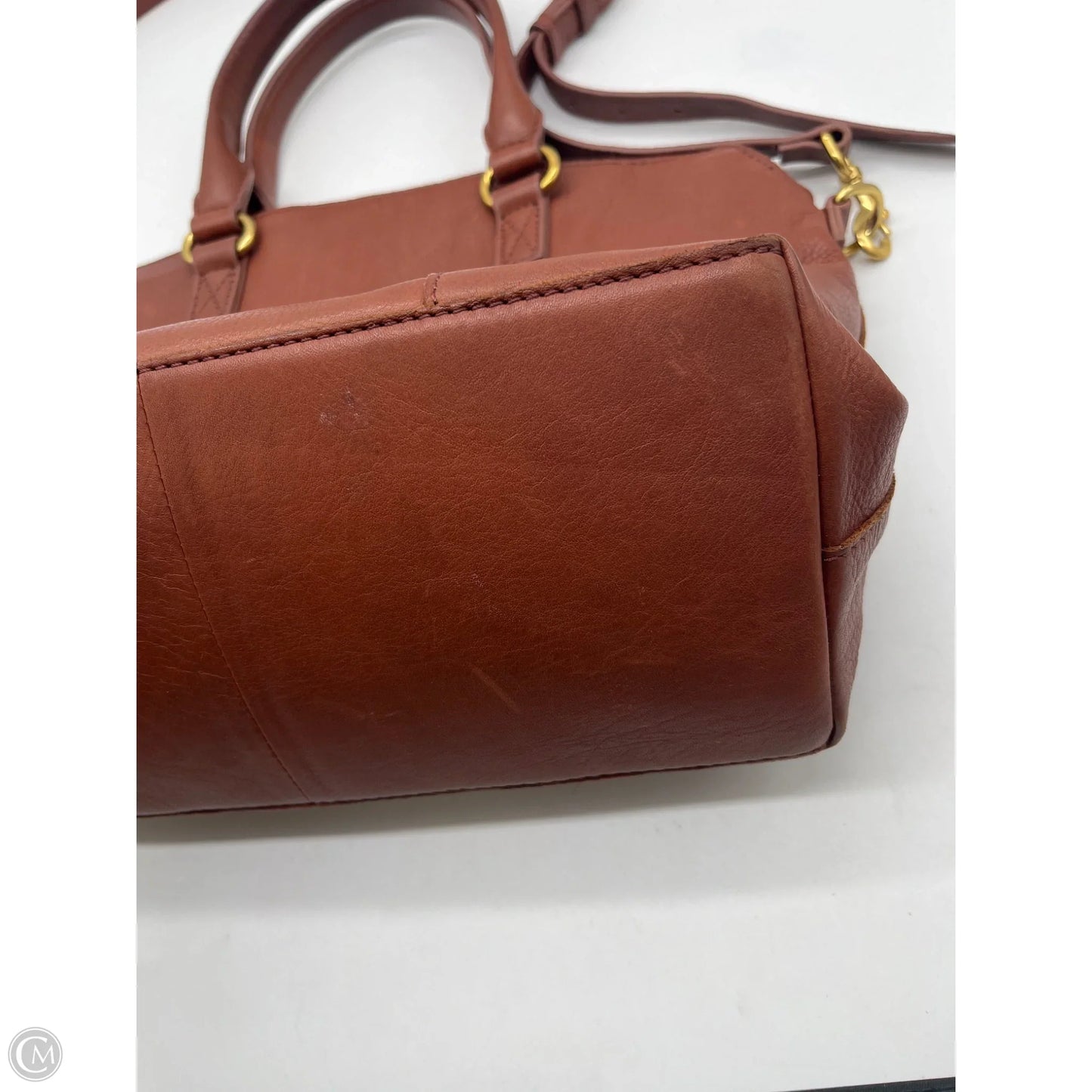 Crossbody Leather By Cmb, Size: Medium
