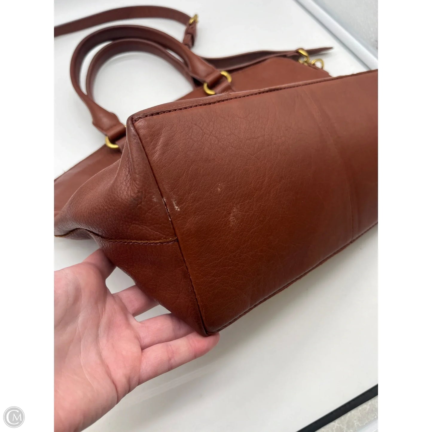 Crossbody Leather By Cmb, Size: Medium