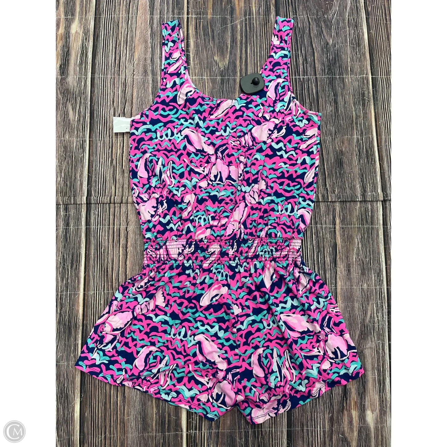Romper Designer By Lilly Pulitzer In Pink, Size: S