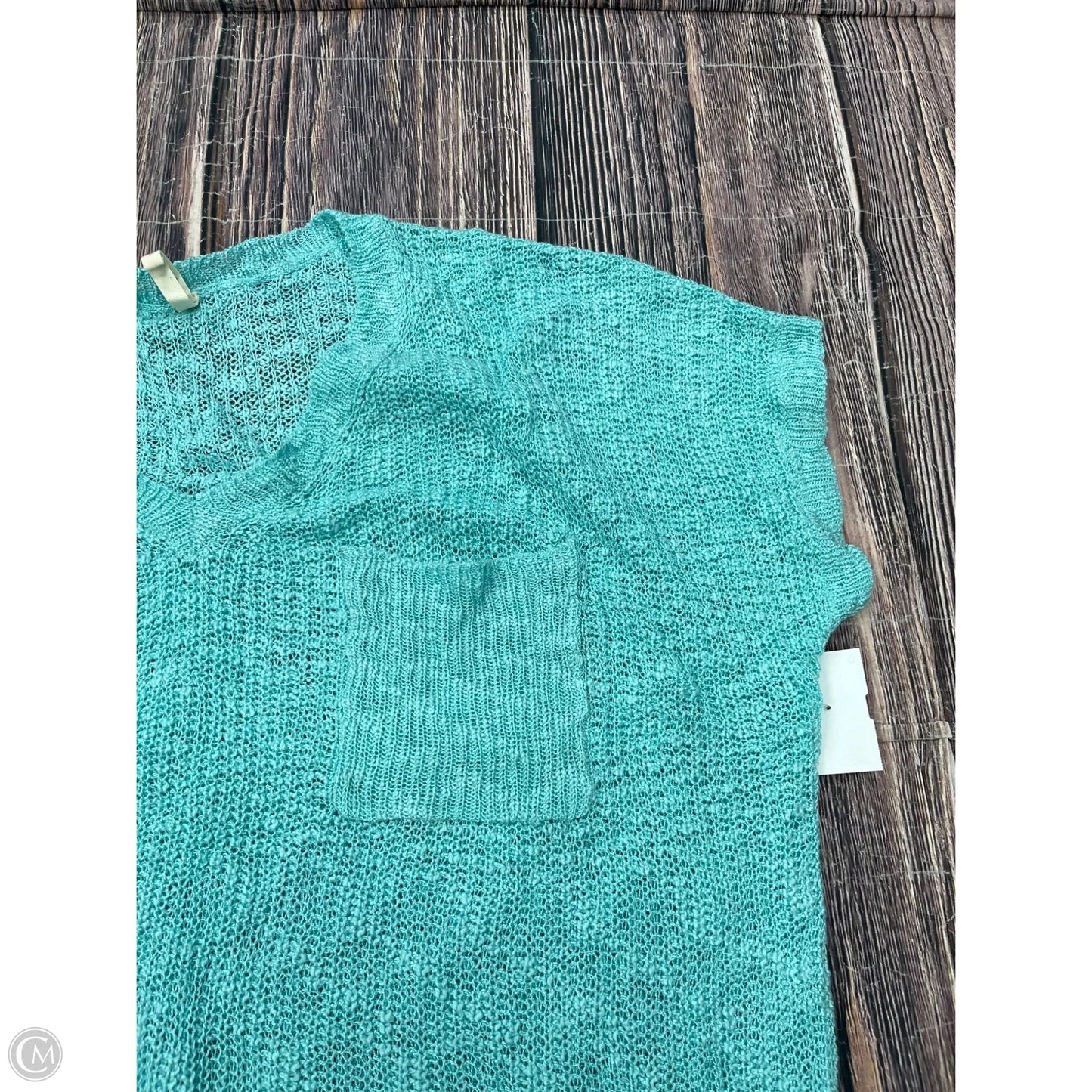 Top Short Sleeve By Pol In Blue, Size: S