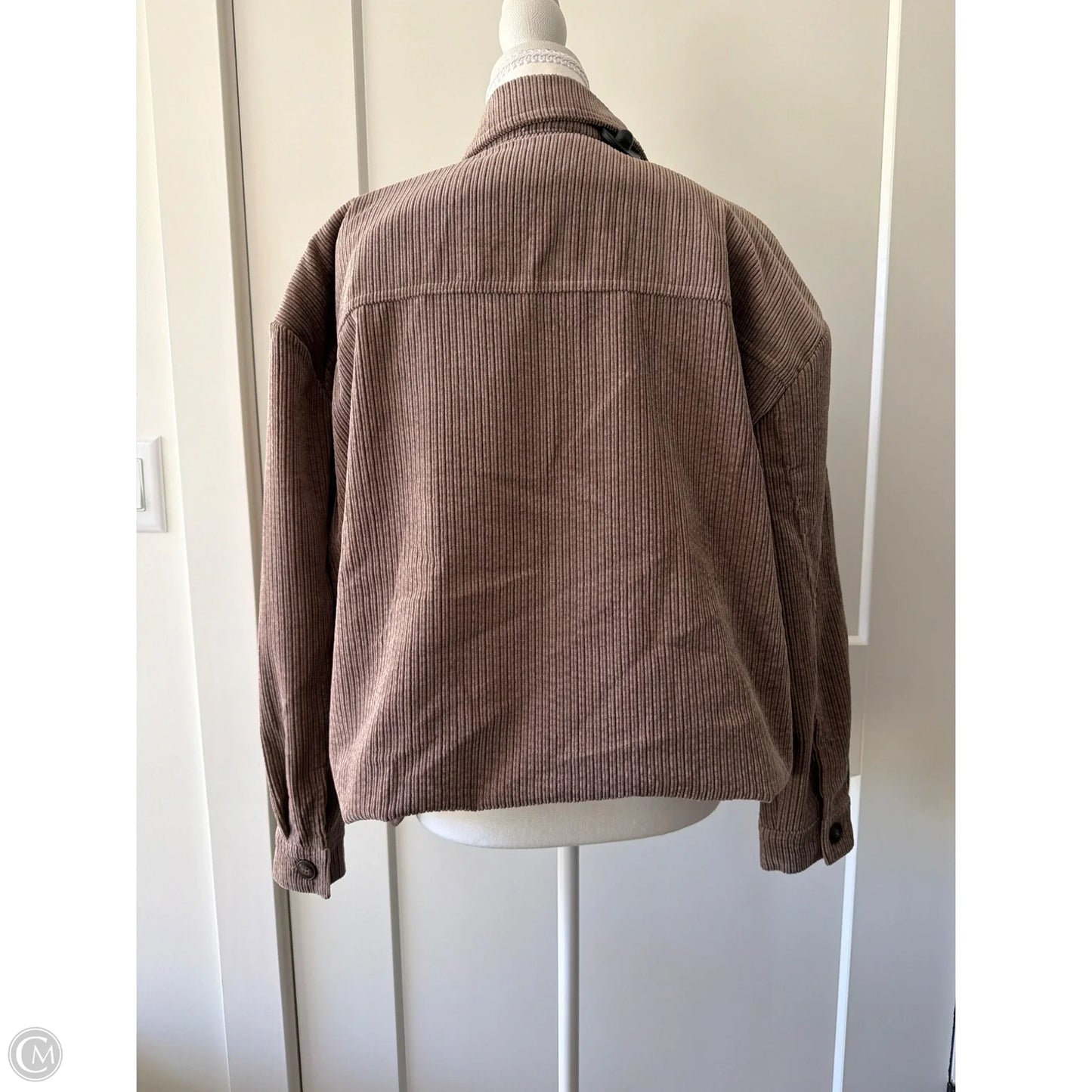 Jacket Faux Fur & Sherpa By Ci Sono In Brown, Size: M
