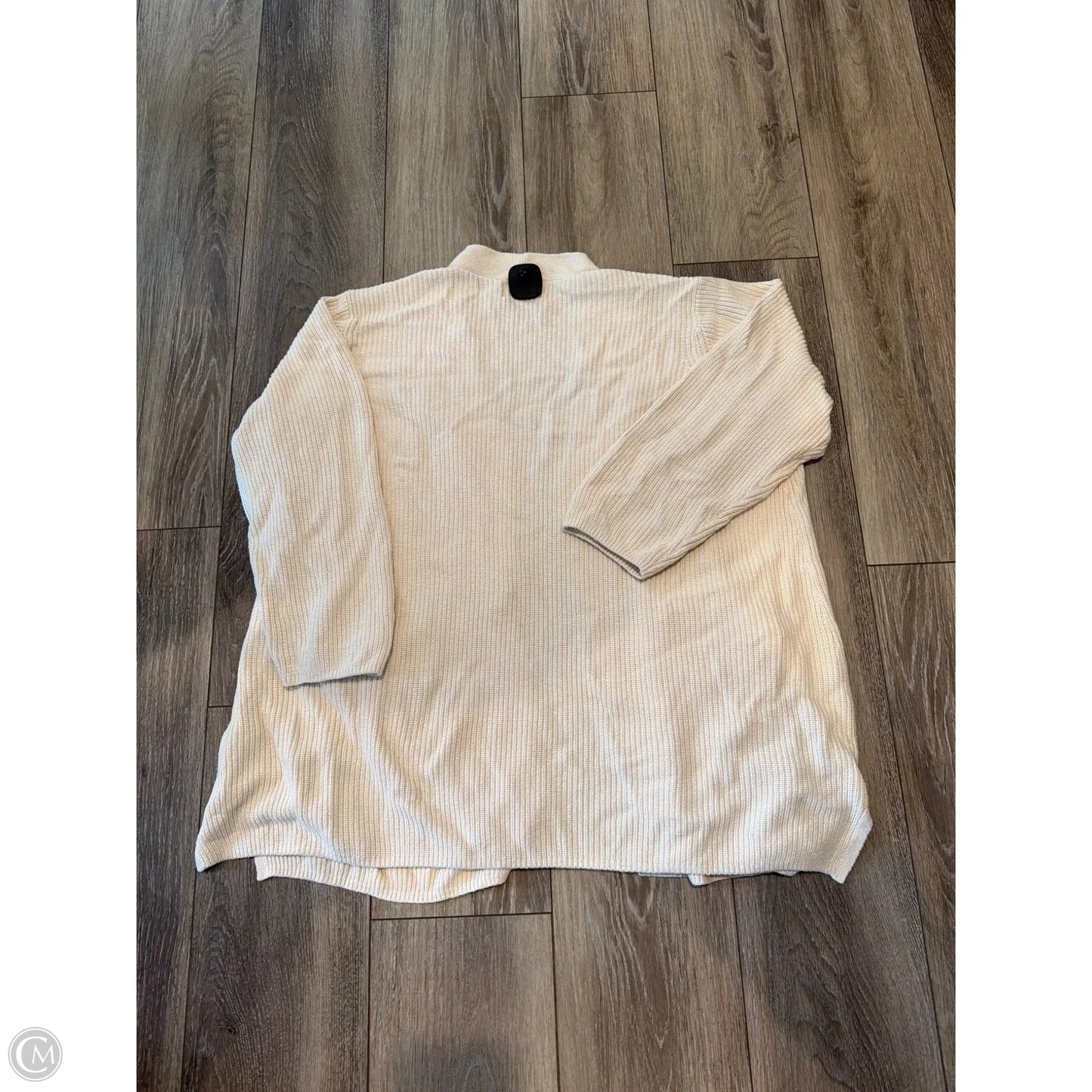 Sweater Cardigan By Old Navy In Cream, Size: Xl