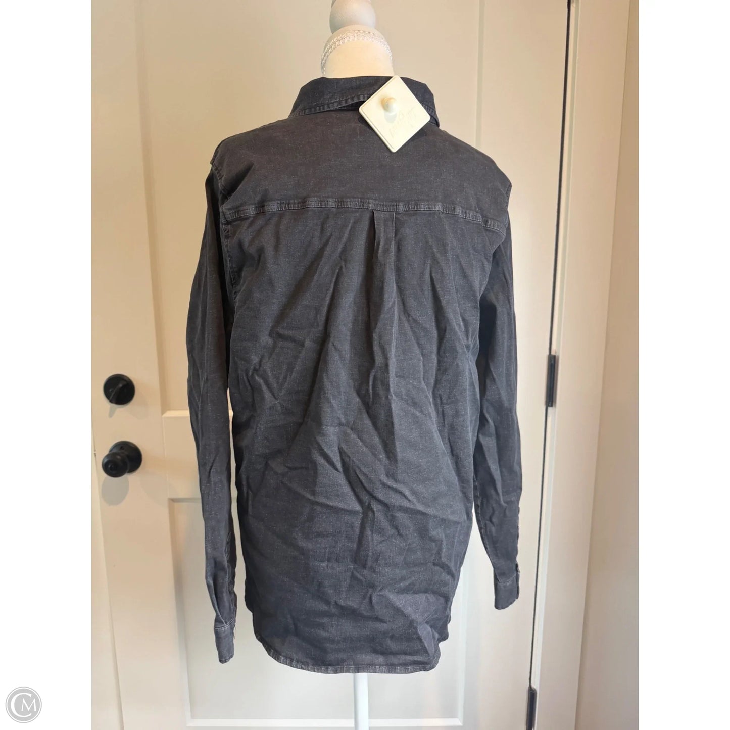 Top Long Sleeve By Clothes Mentor In Black, Size: 16