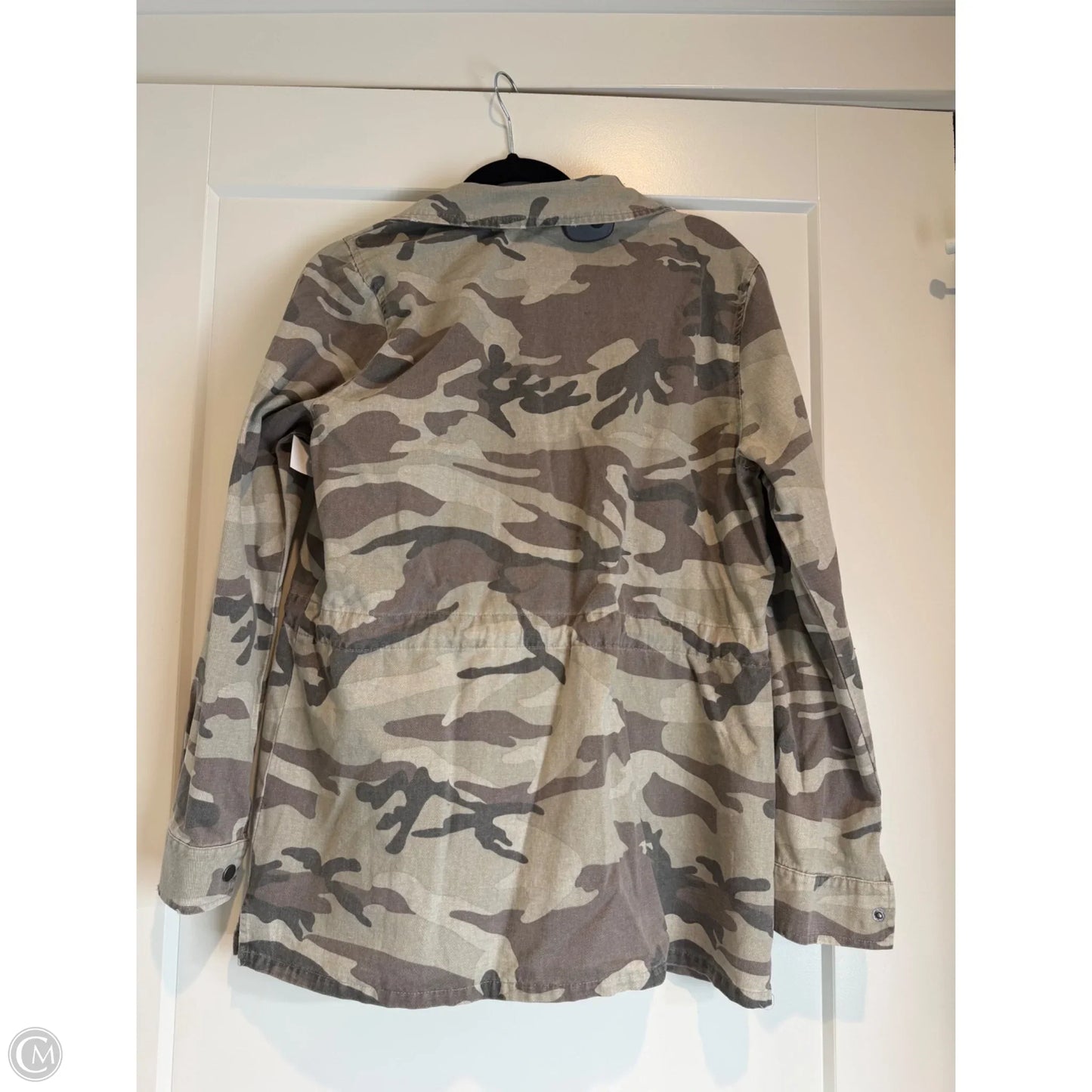 Jacket Utility By Mystree In Camouflage Print, Size: L