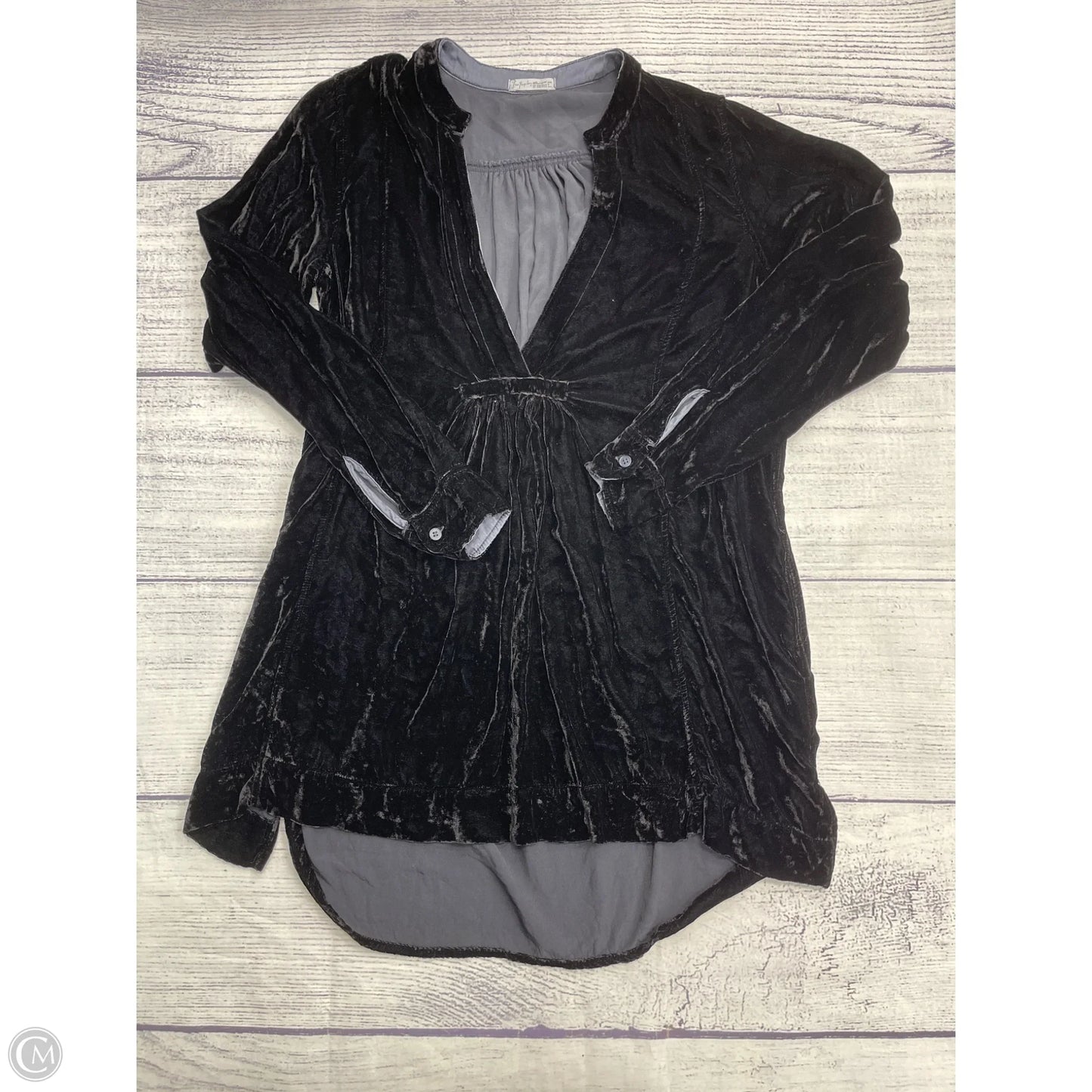 Tunic Long Sleeve By Free People In Blue, Size: Xs