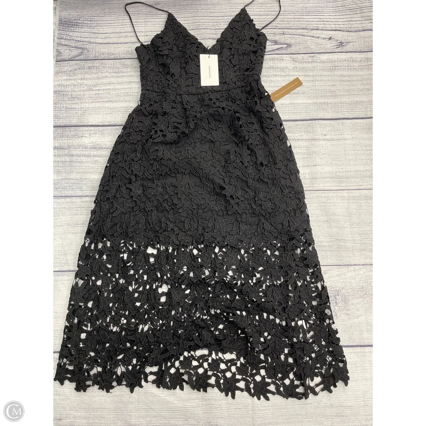 Dress Casual Midi By Clothes Mentor In Black, Size: M