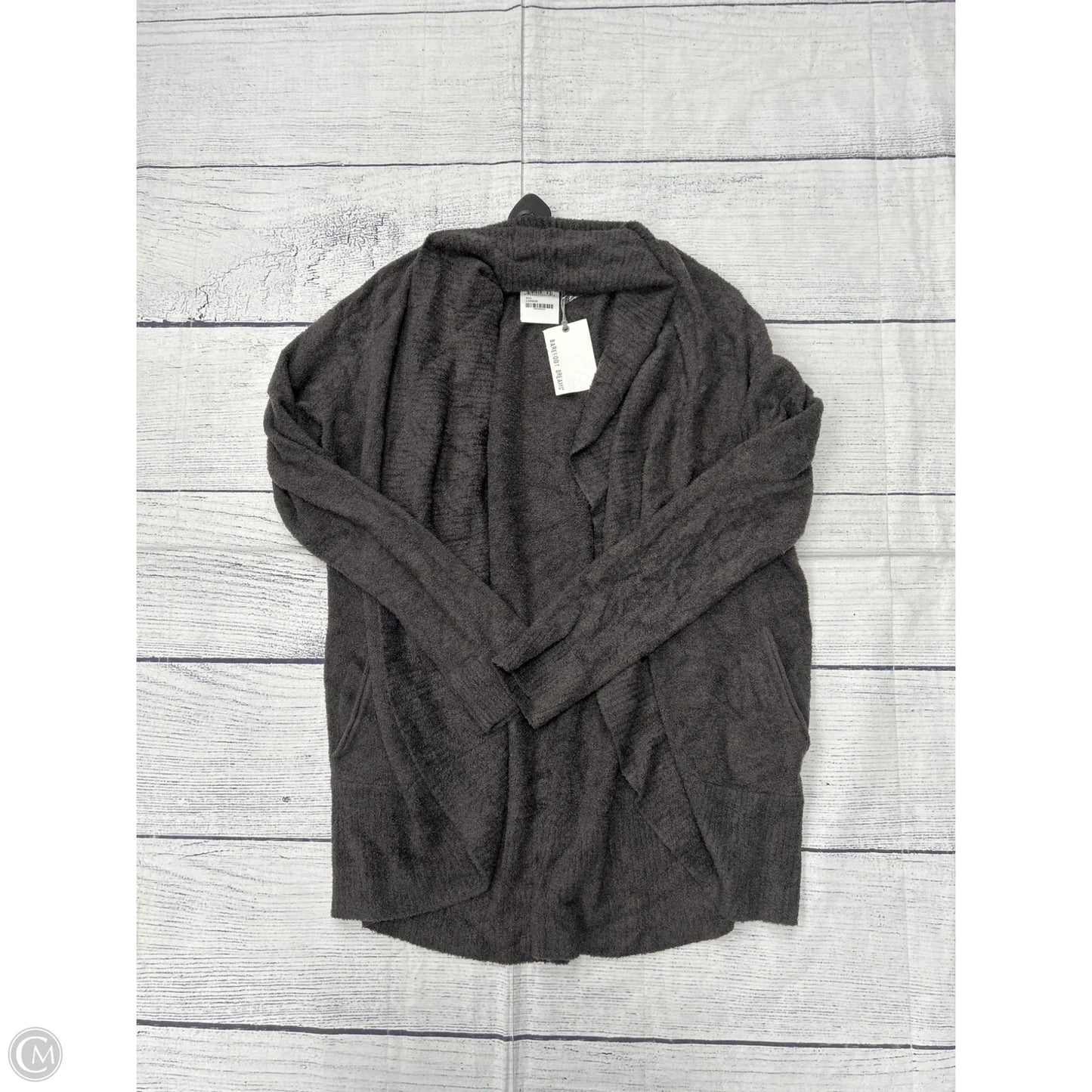 Sweater Cardigan By Barefoot Dreams In Grey, Size: Xl