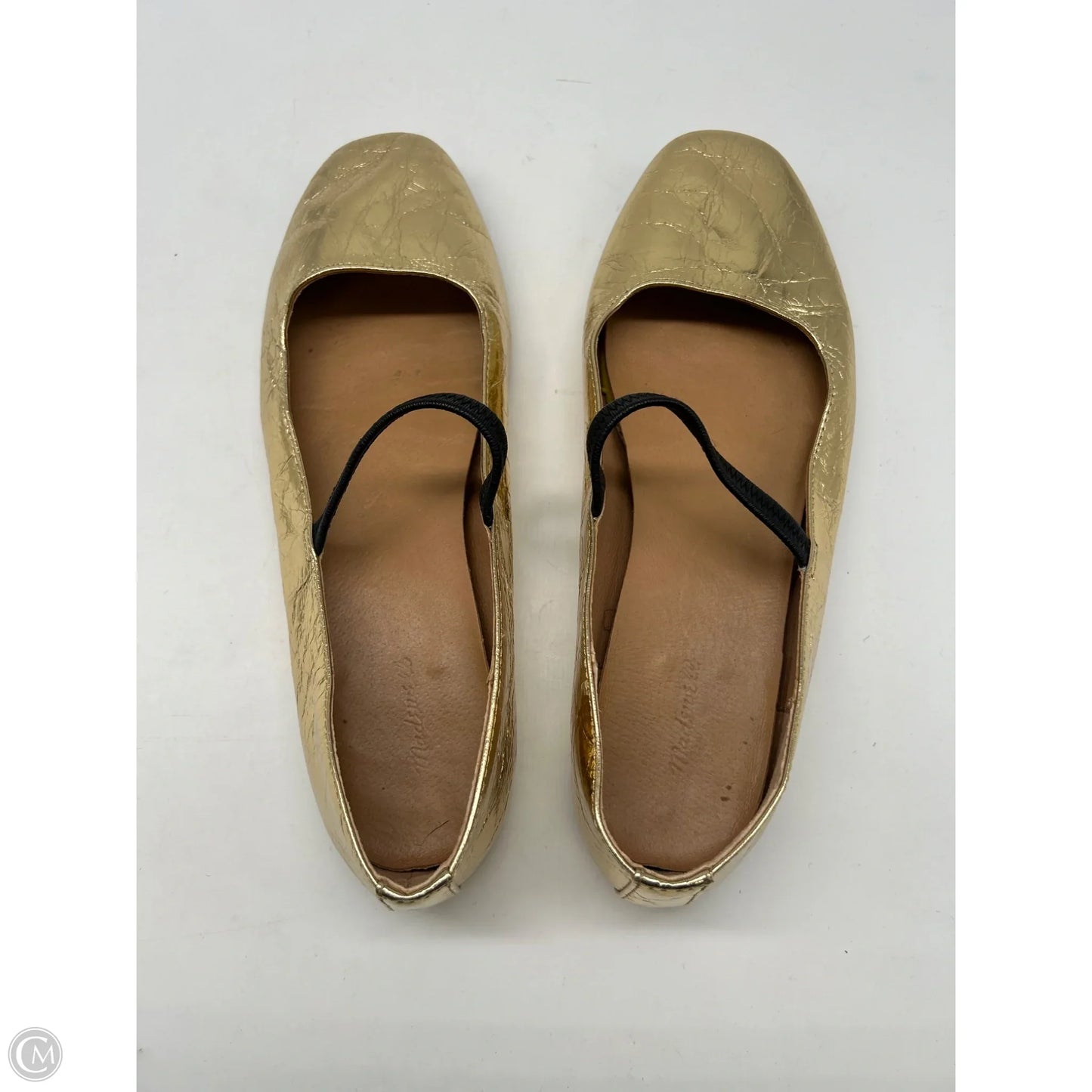Shoes Flats By Madewell In Gold, Size: 8