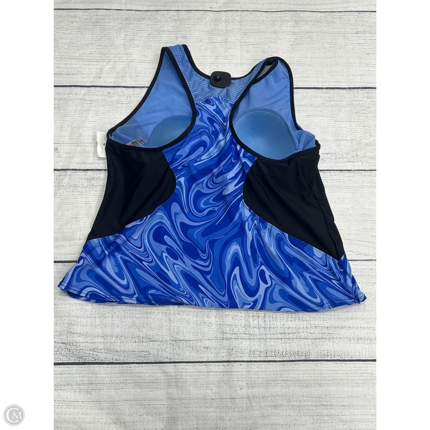 Swimsuit Top By Zero Xposure In Blue, Size: 2x