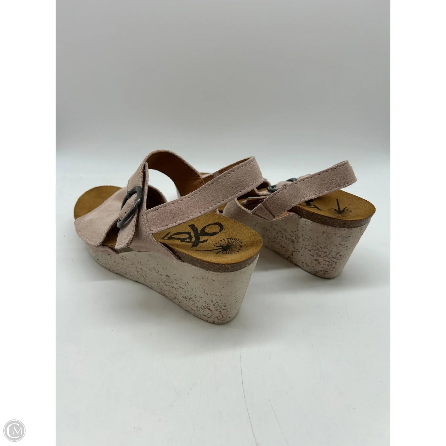 Sandals Heels Wedge By Otbt In Pink, Size: 10