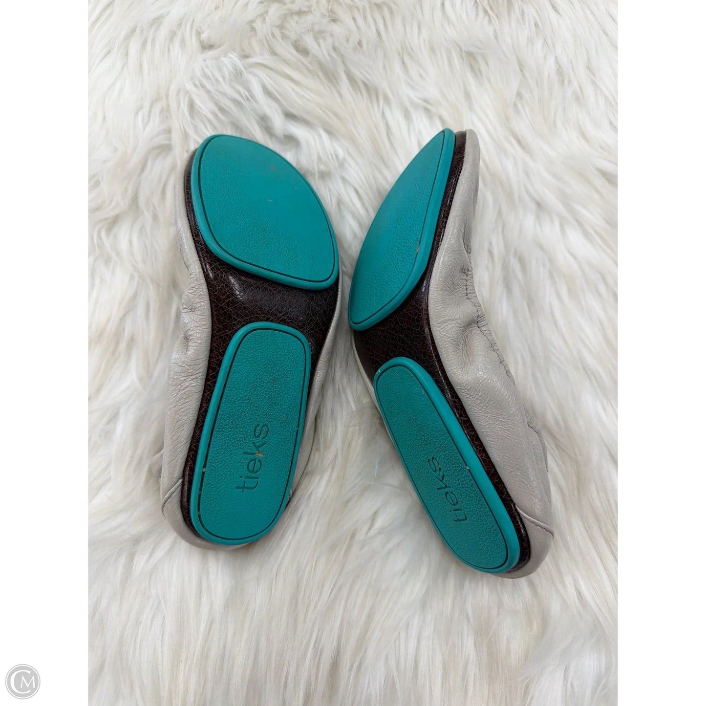 Shoes Flats By Tieks In Grey, Size: 7