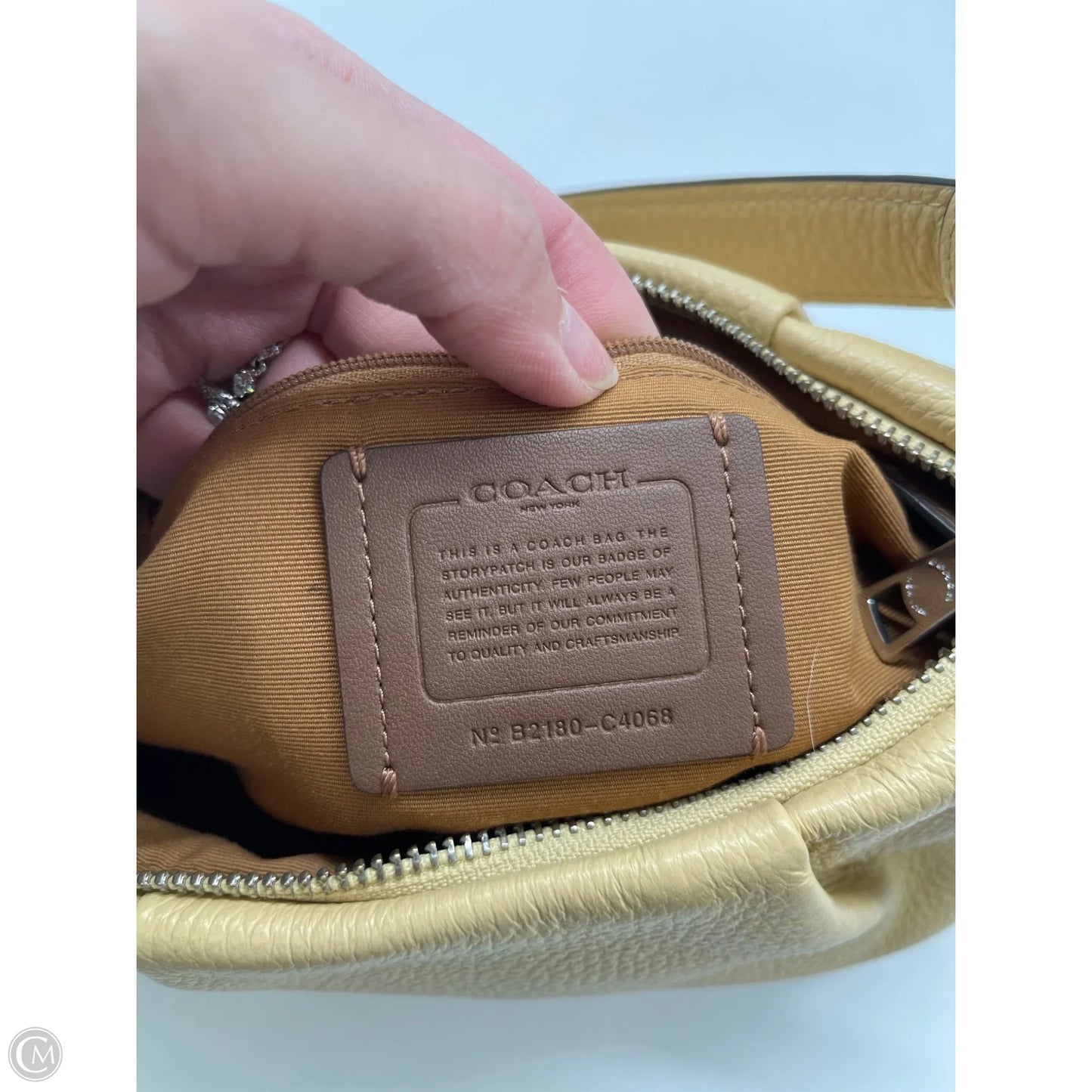 Handbag Designer By Coach, Size: Medium