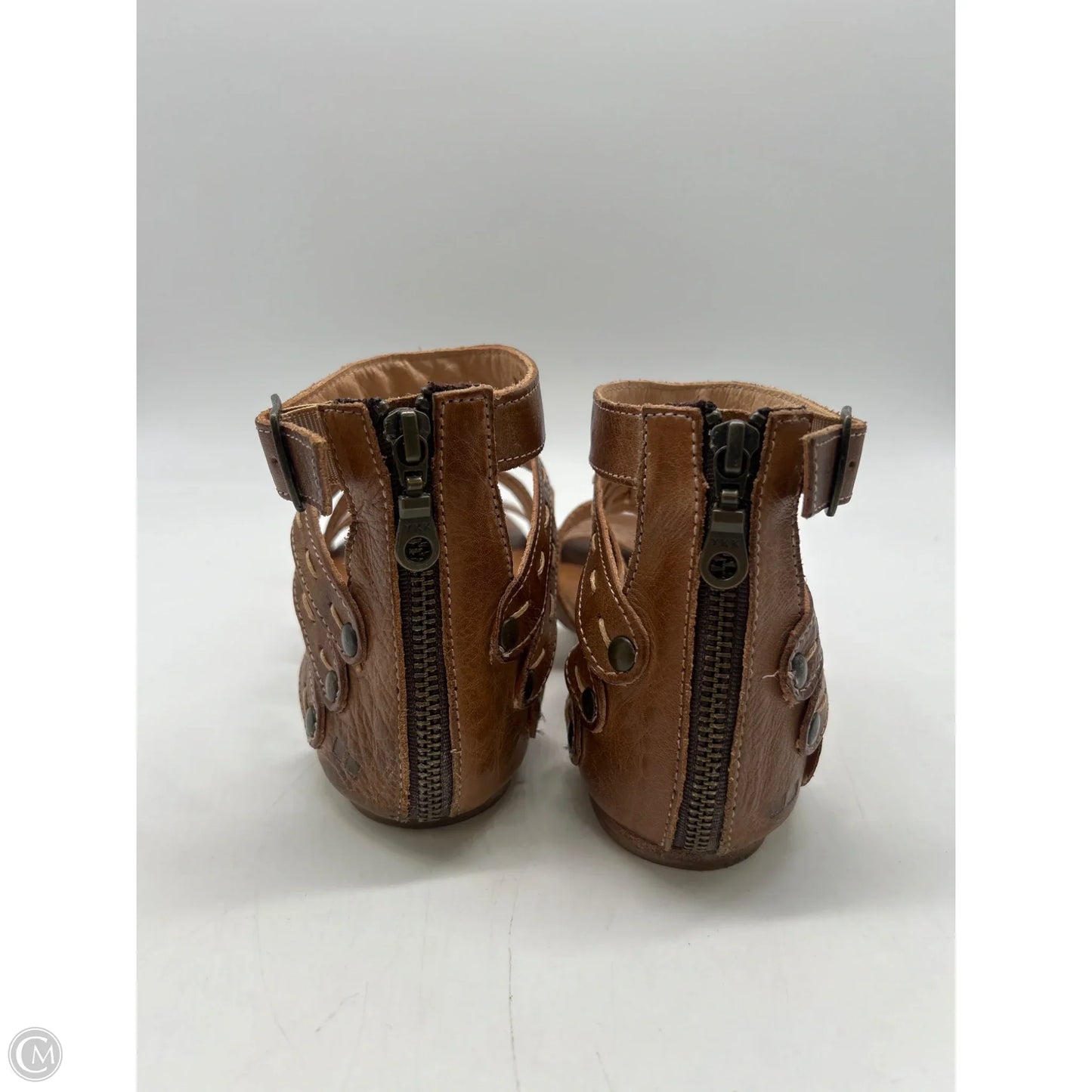 Sandals Flats By Bed Stu In Brown, Size: 9.5