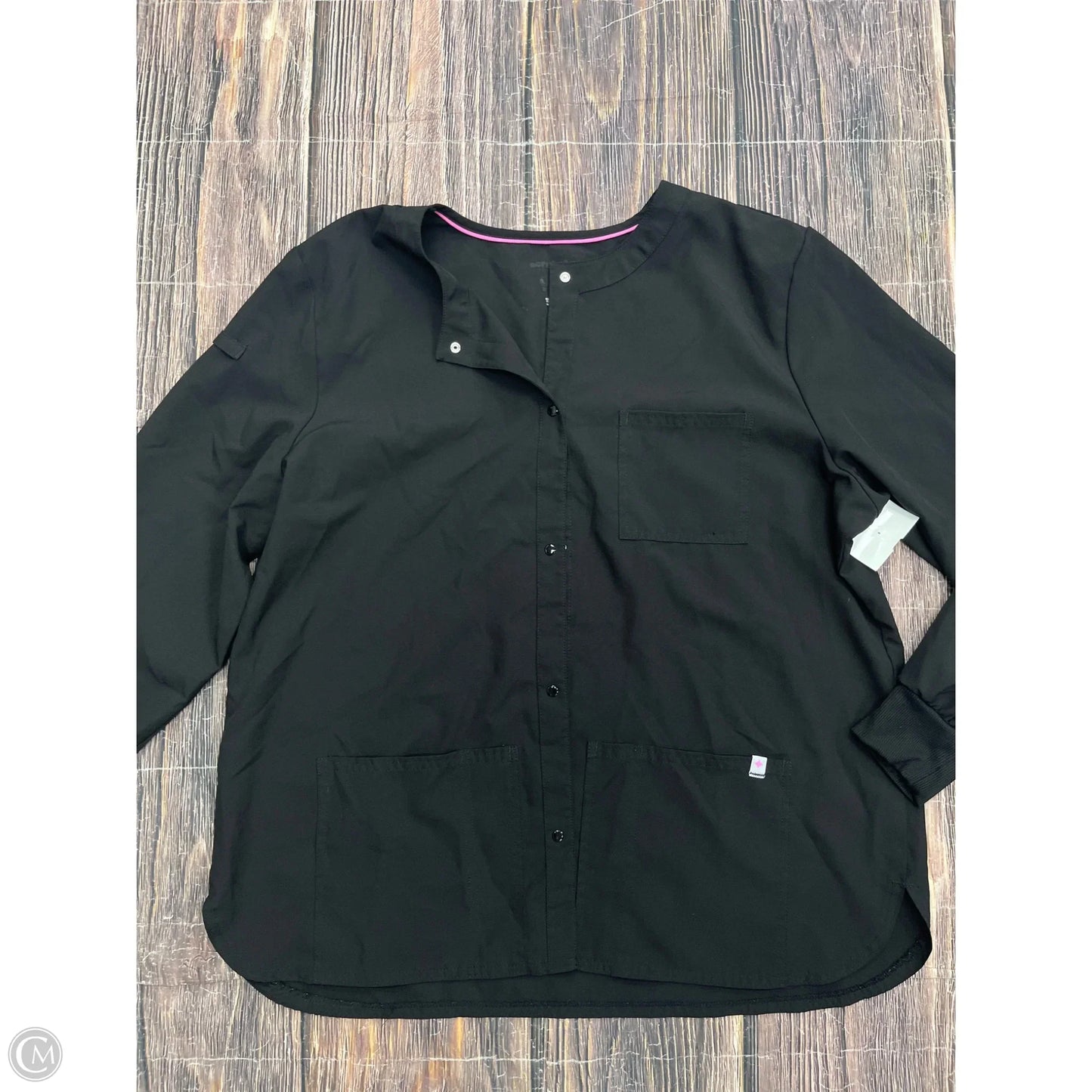 Top Long Sleeve By Clothes Mentor In Black, Size: Xl