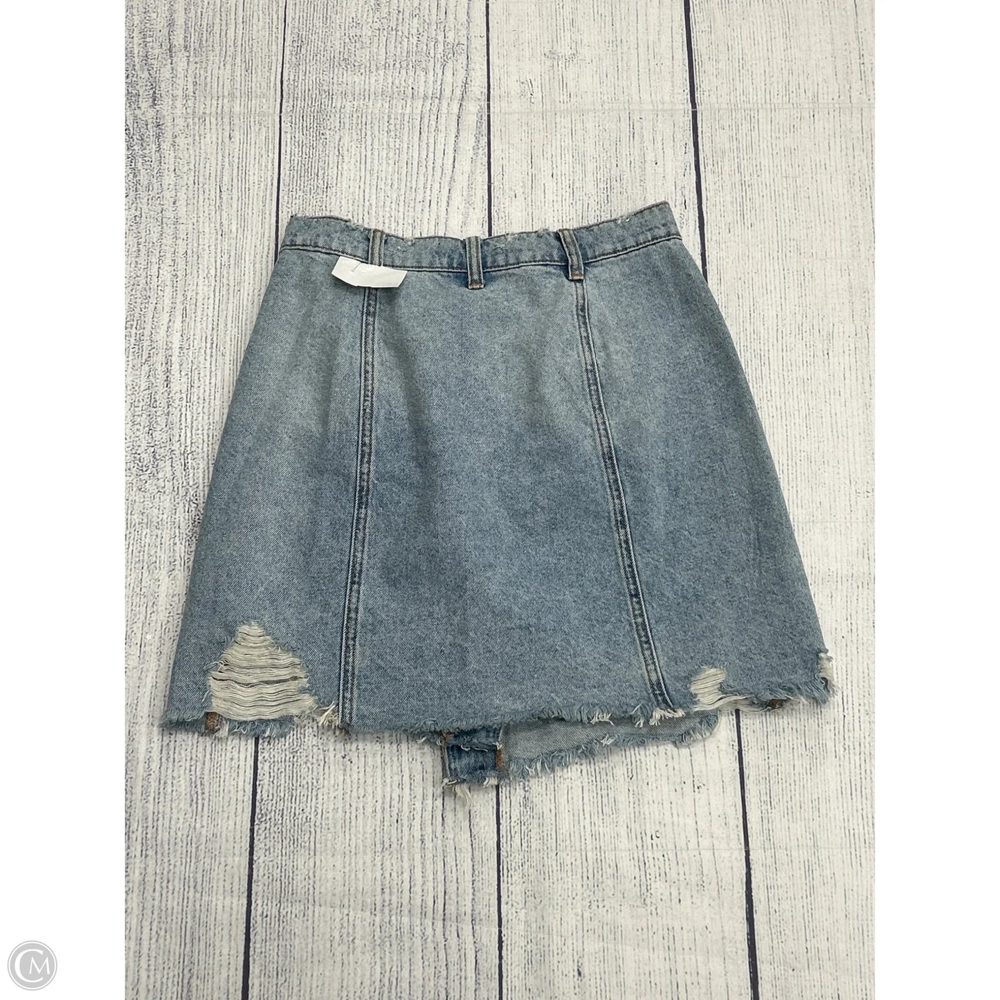 Skirt Mini & Short By We The Free In Blue Denim, Size: 4