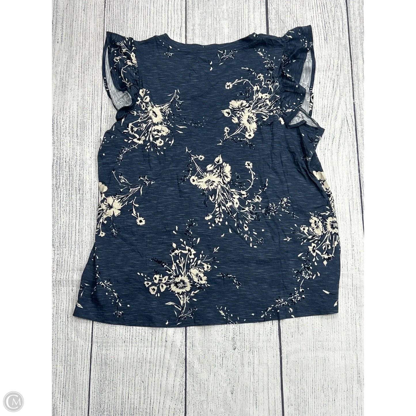 Top Short Sleeve By Maurices In Blue, Size: Xl
