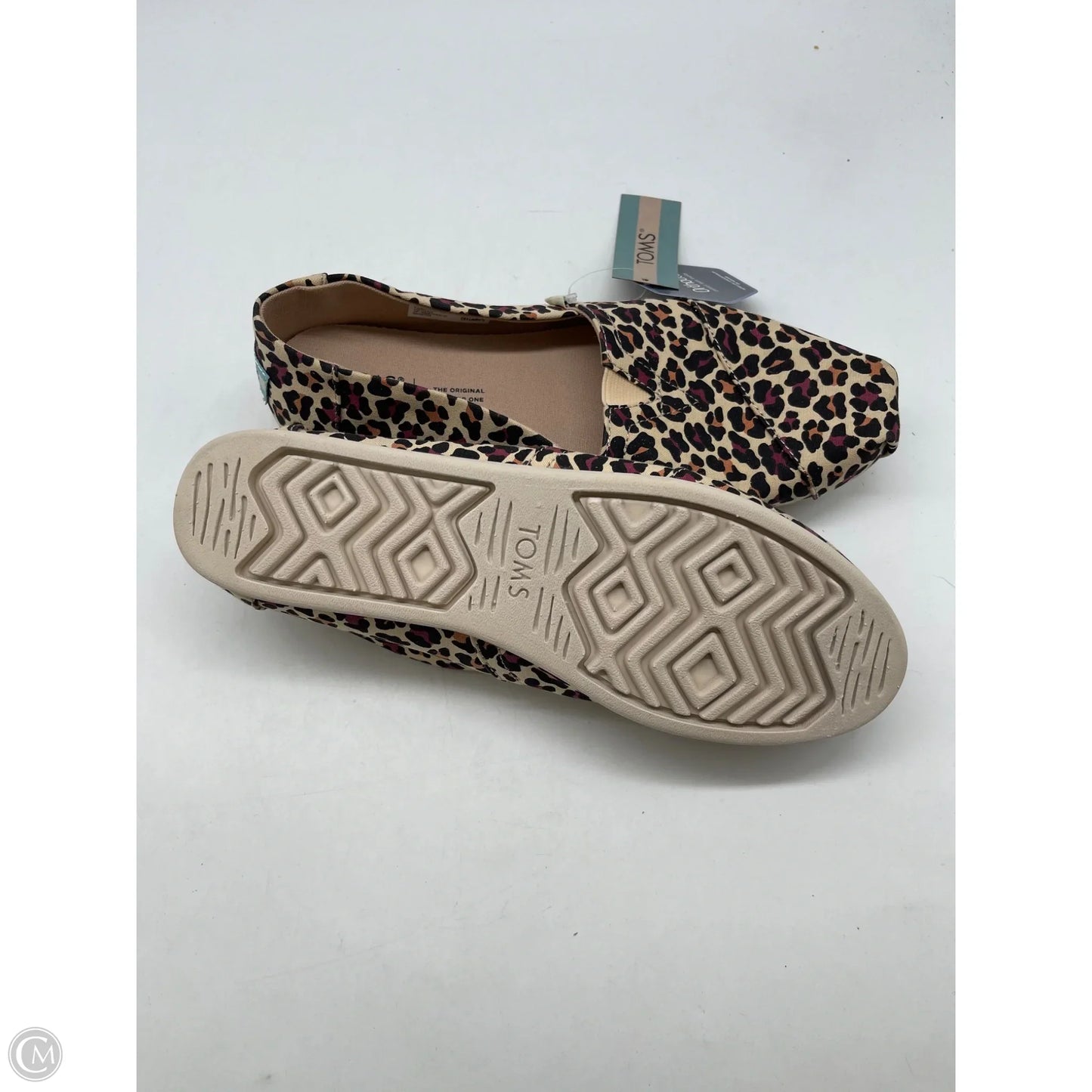 Shoes Flats By Toms In Animal Print, Size: 8.5