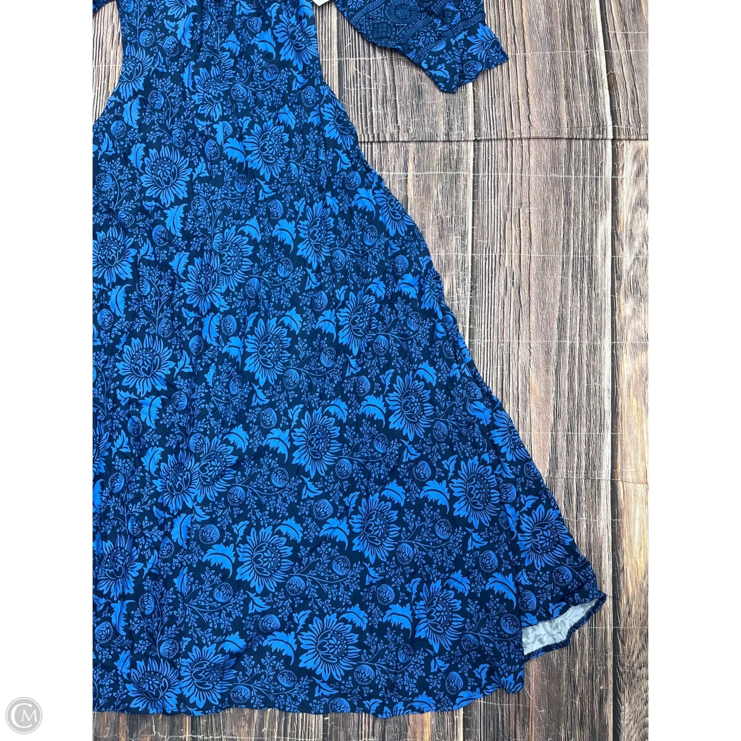 Dress Casual Maxi By Cmb In Blue, Size: Xxs