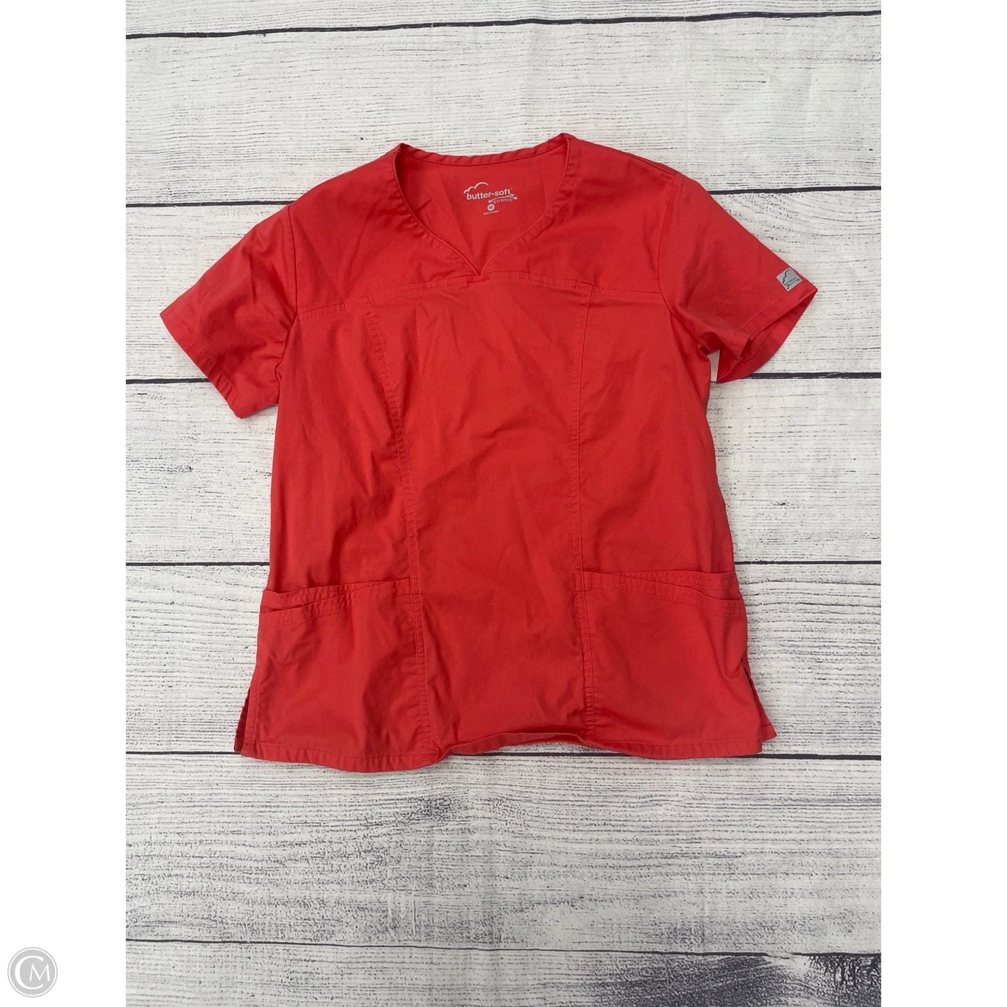 Top Short Sleeve By Clothes Mentor In Orange, Size: M
