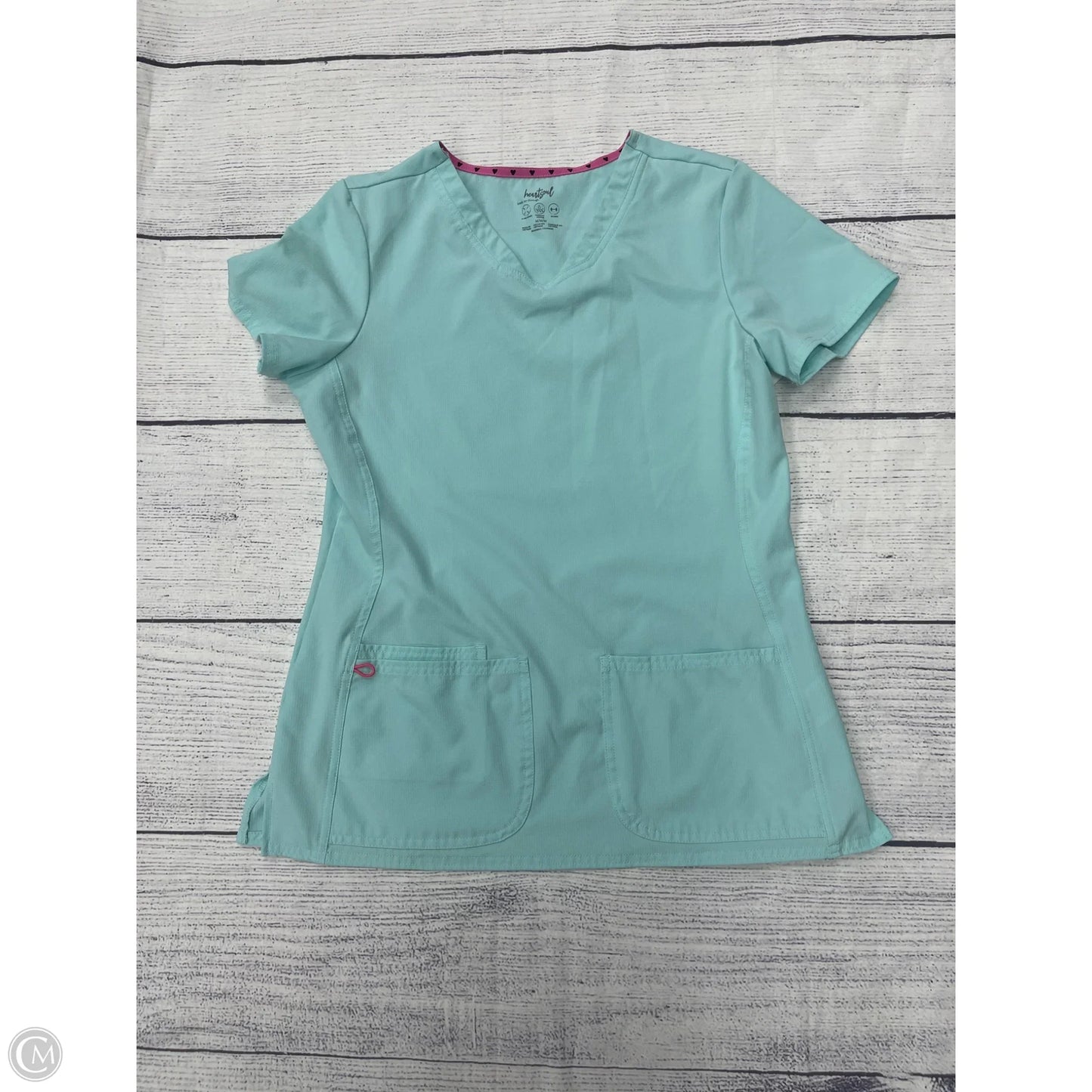 Top Short Sleeve By Clothes Mentor In Green, Size: M