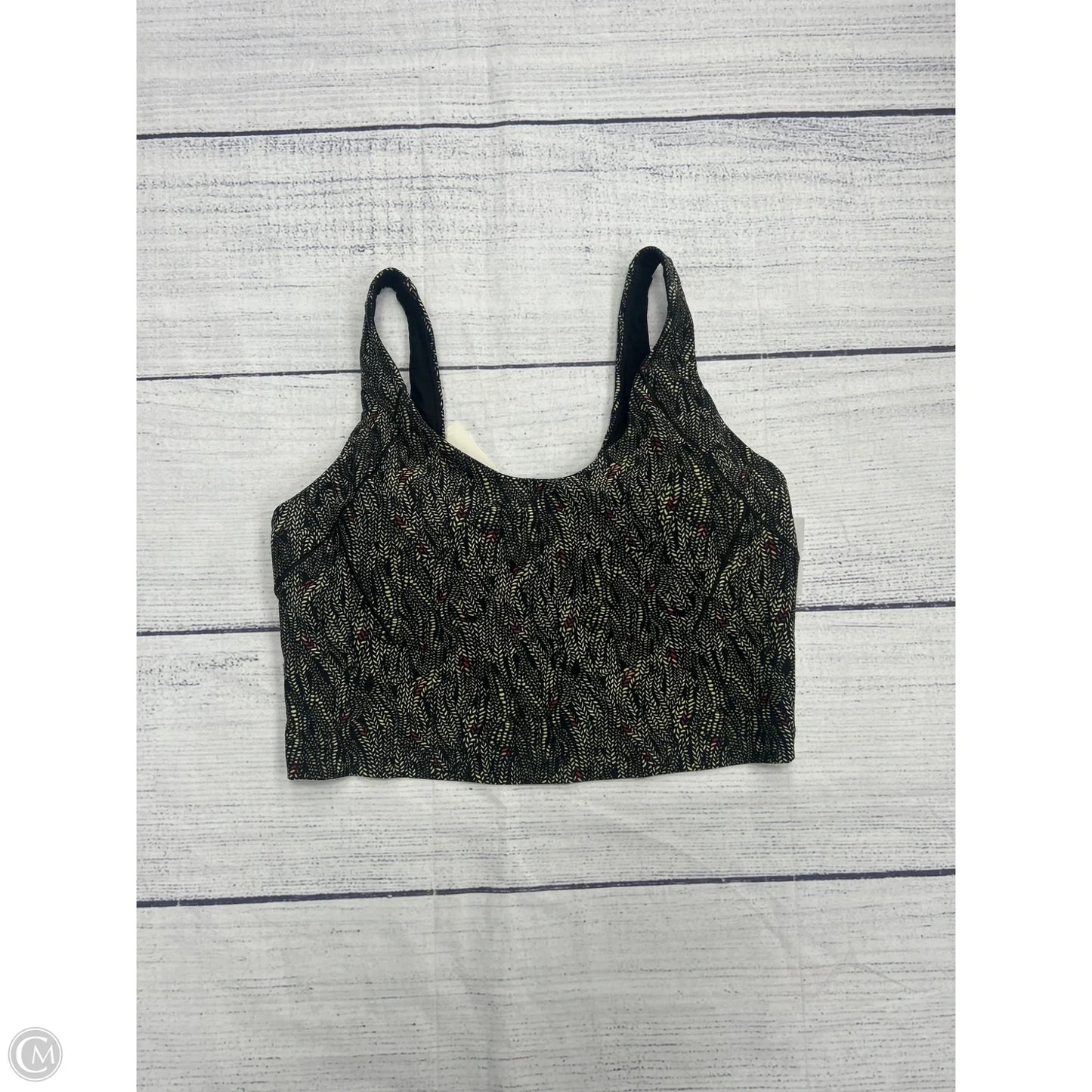 Athletic Bra By Calia In Green, Size: L