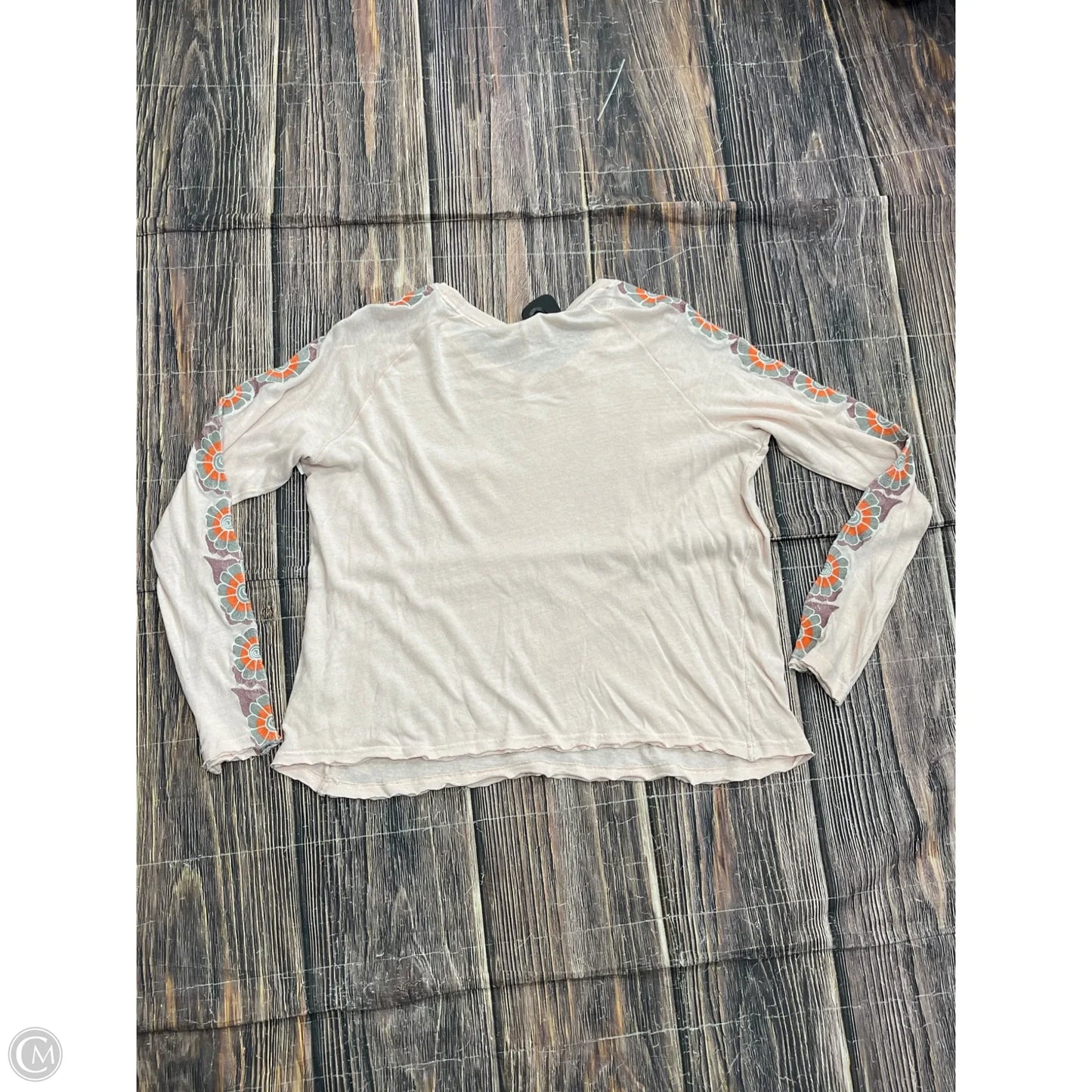Top Long Sleeve By Free People In Pink, Size: Xs