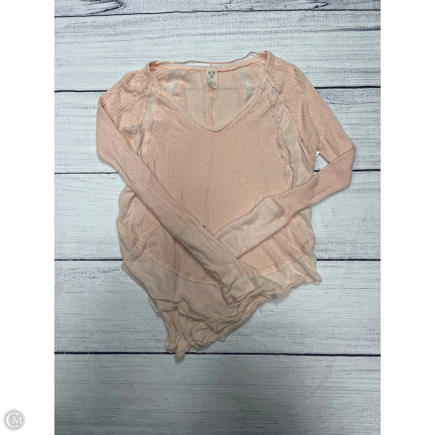 Top Long Sleeve By We The Free In Pink, Size: Xs