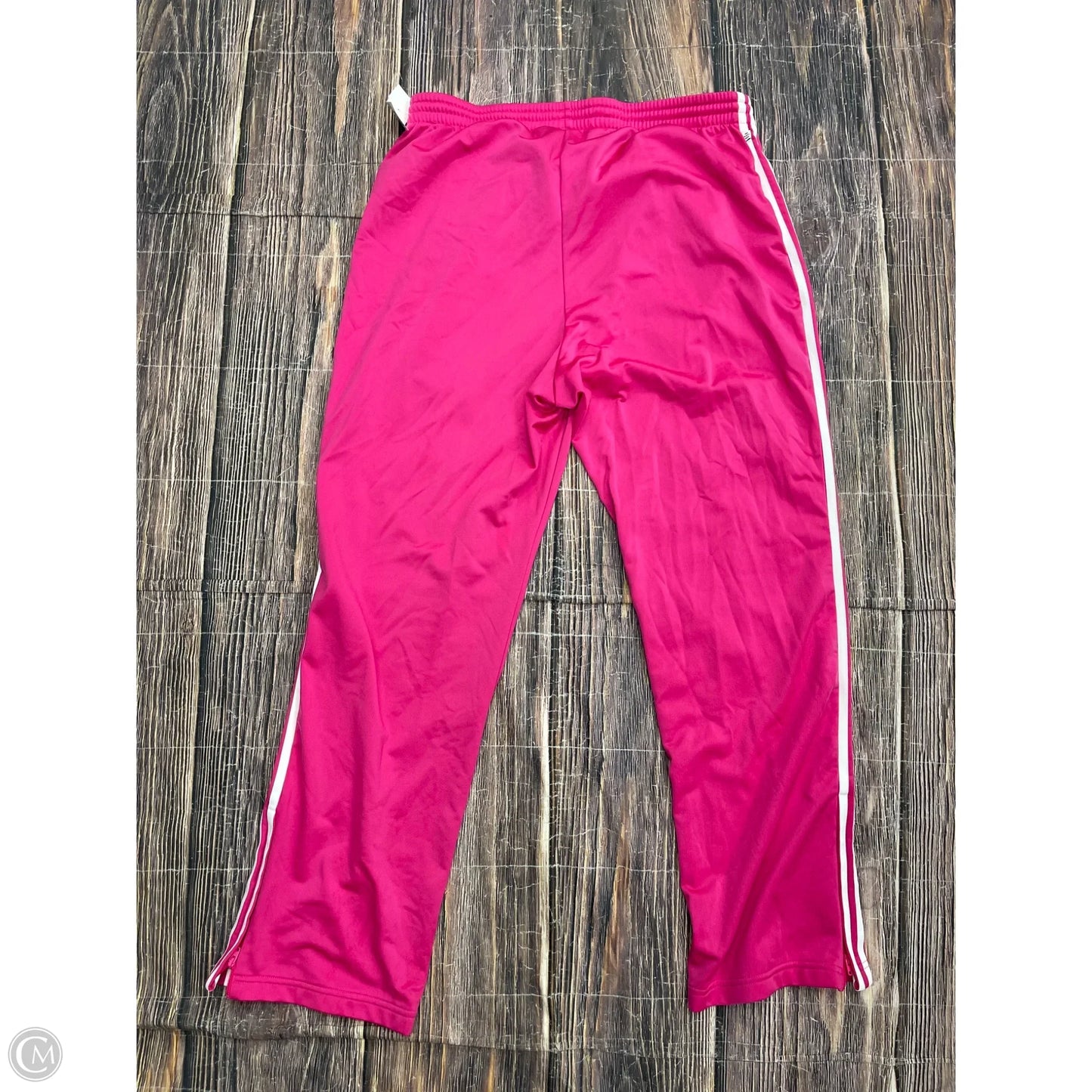 Athletic Pants By Adidas In Pink, Size: 1x