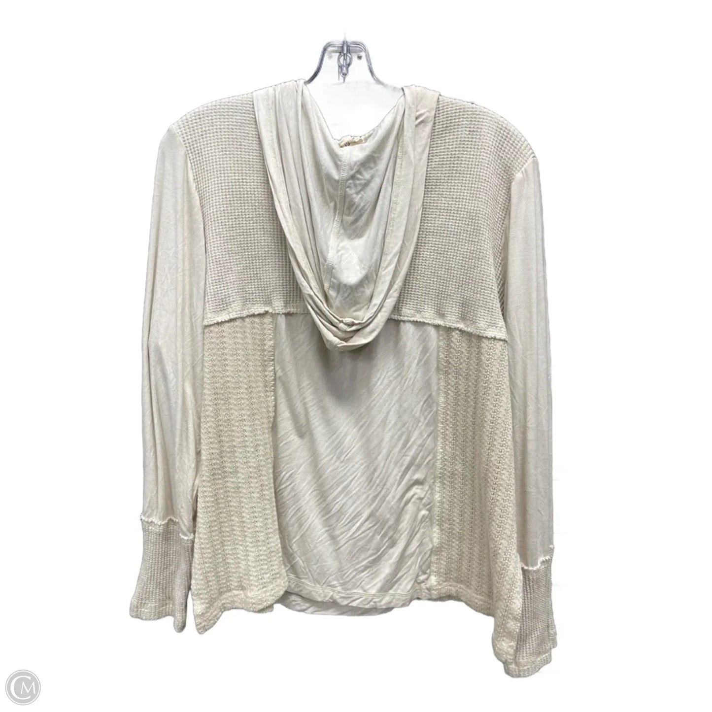 Top Long Sleeve By Pol In Tan, Size: M