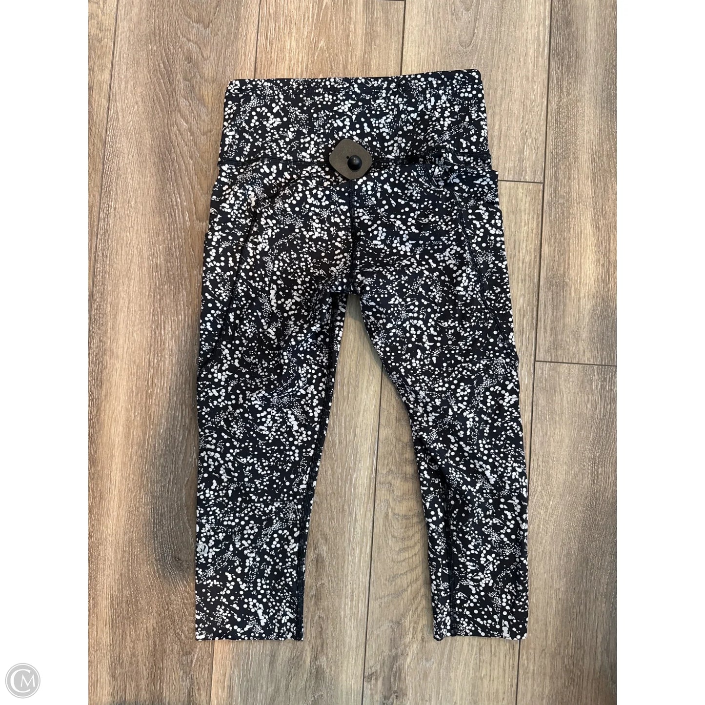 Athletic Capris By Lululemon In Black, Size: 6