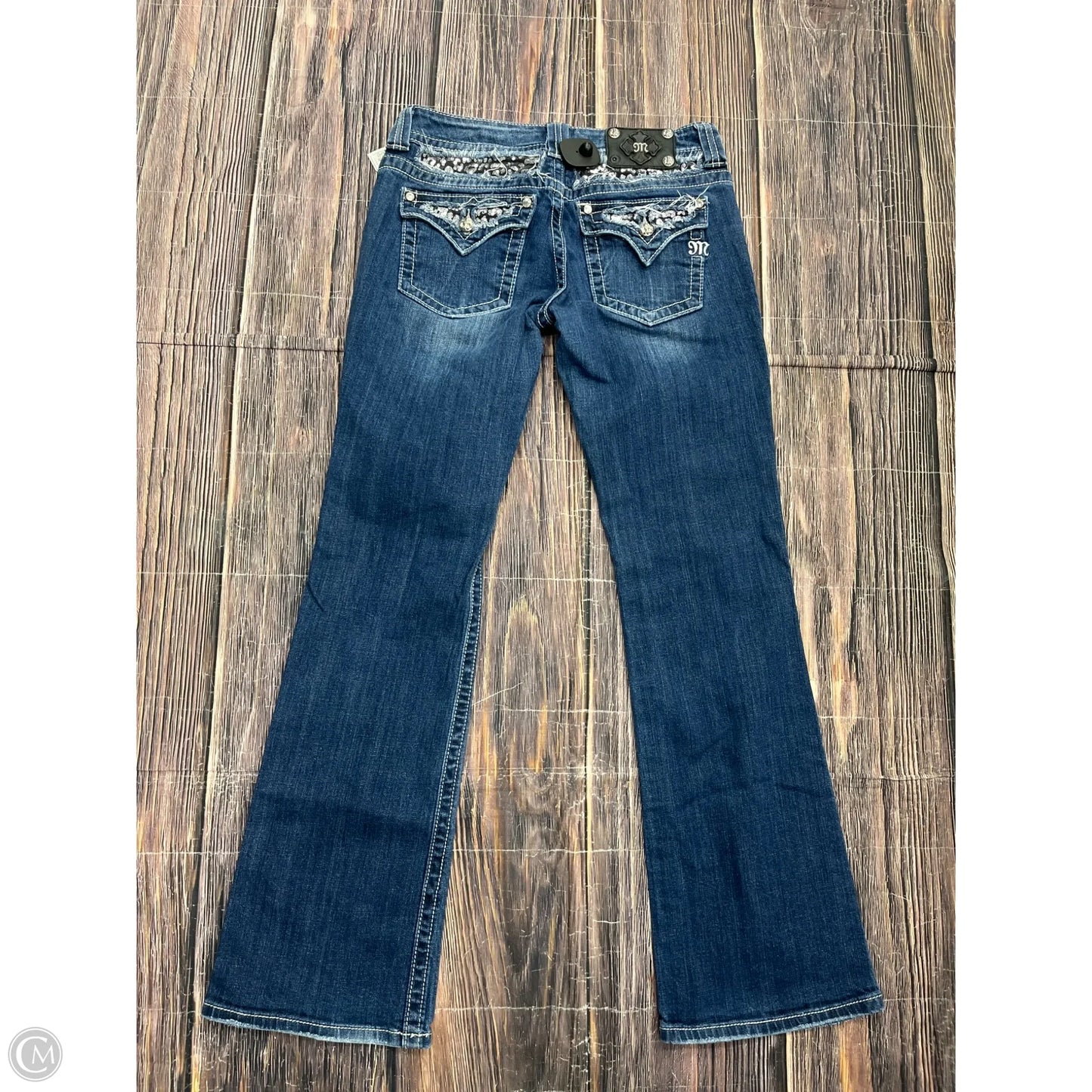 Jeans Boot Cut By Miss Me In Blue Denim, Size: 10