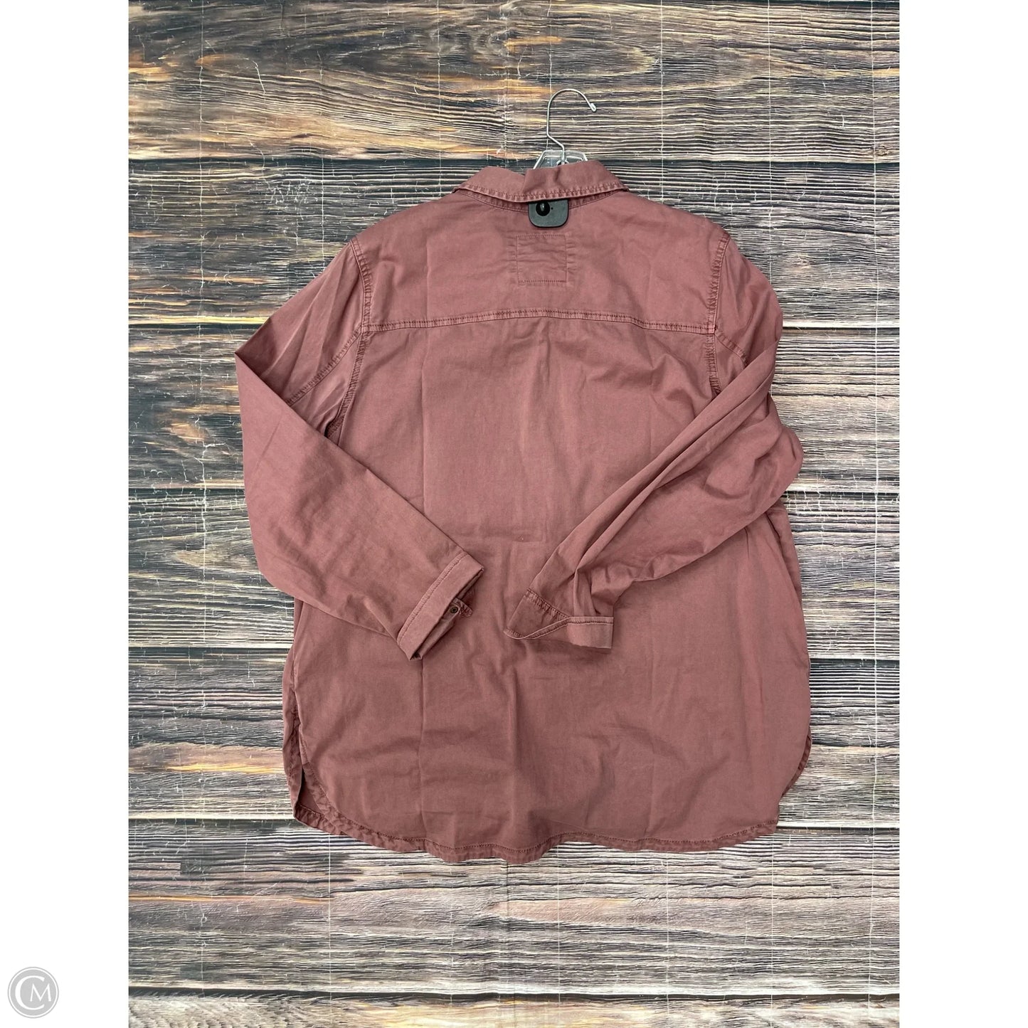 Jacket Shirt By Sonoma In Red, Size: 1x