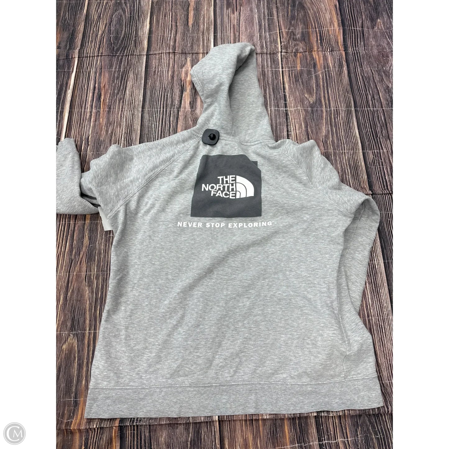 Sweatshirt Hoodie By The North Face In Grey, Size: 1x