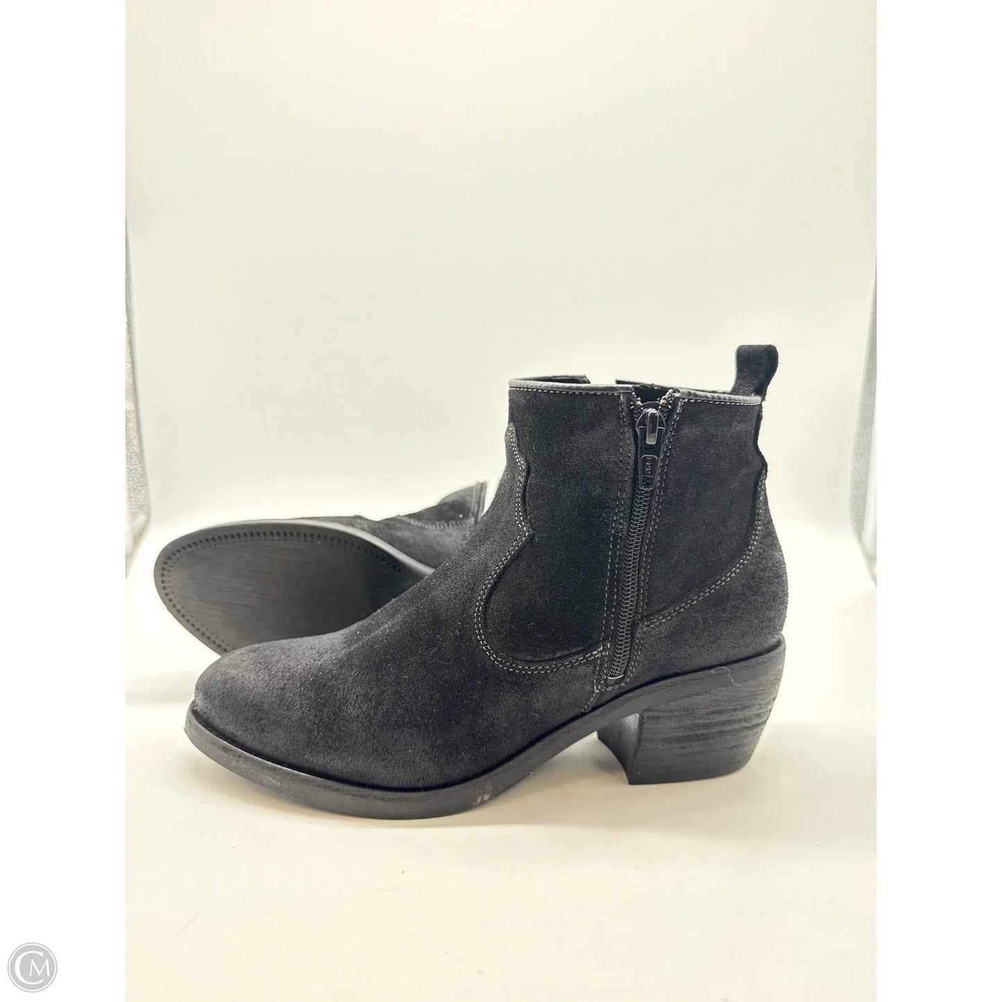 Boots Ankle Heels By Taos In Black, Size: 6.5