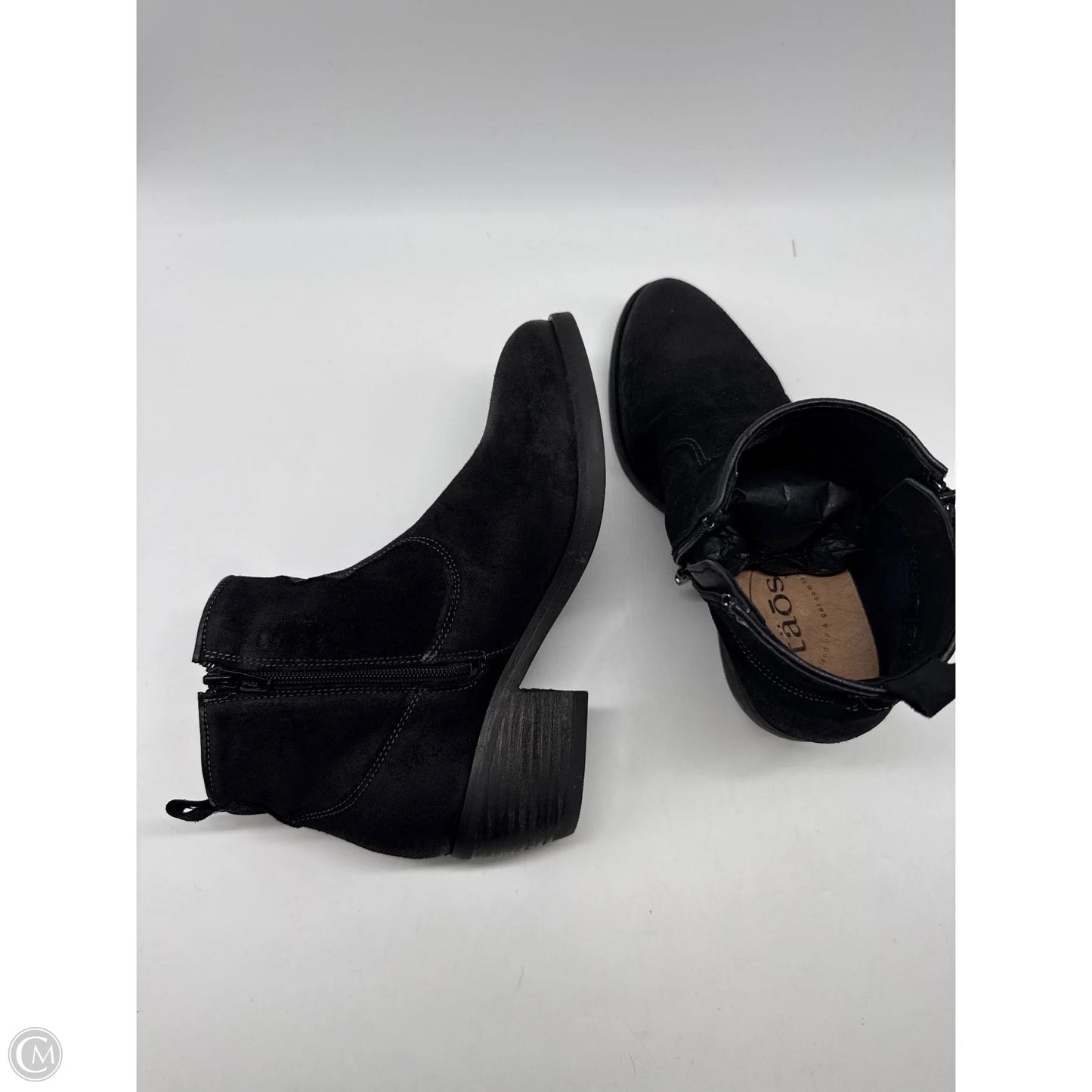 Boots Ankle Heels By Taos In Black, Size: 6.5